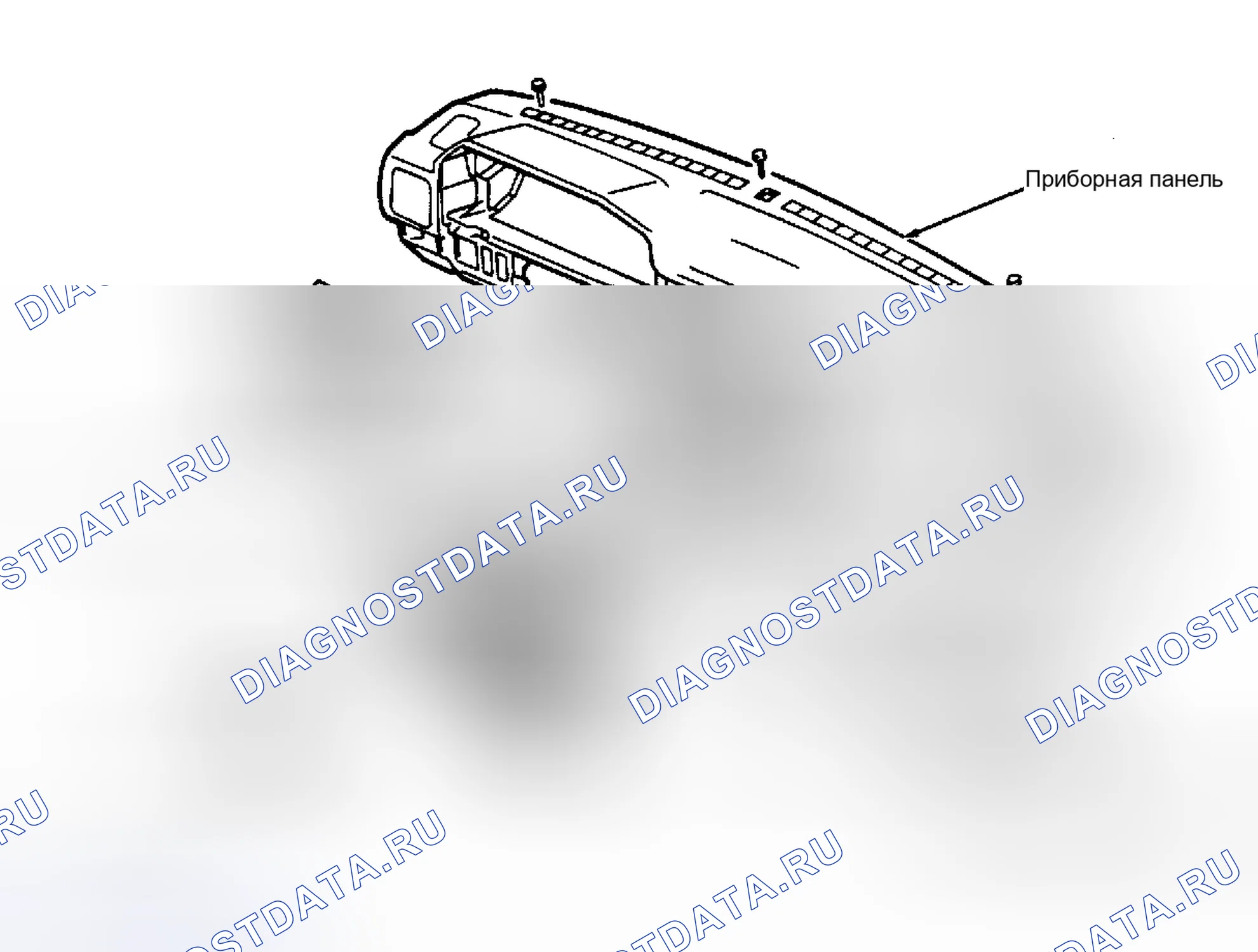 Рис. 4: Панель управления климатом. Mercury Tracer pre-I