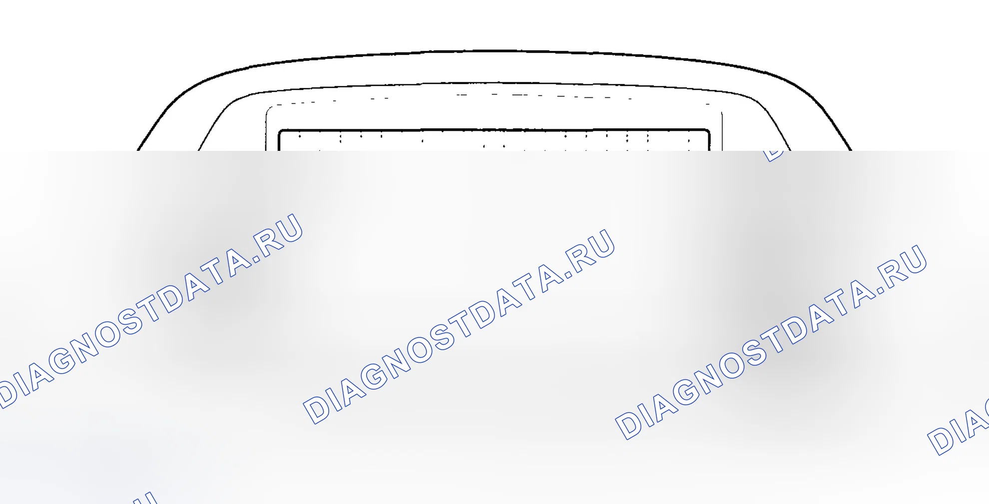 Рис. 25: Навигационный дисплей. Honda Odyssey I