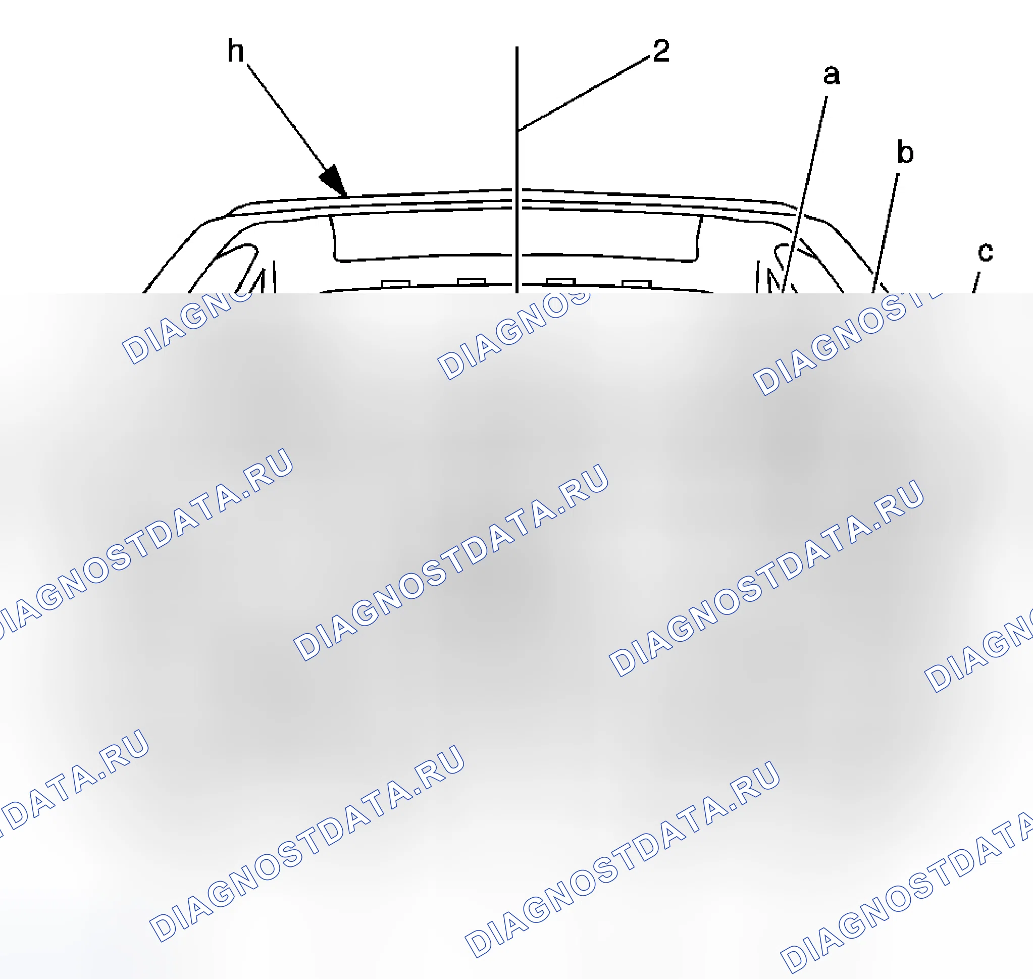 Рис. 18: Передняя часть. Kia Rio III