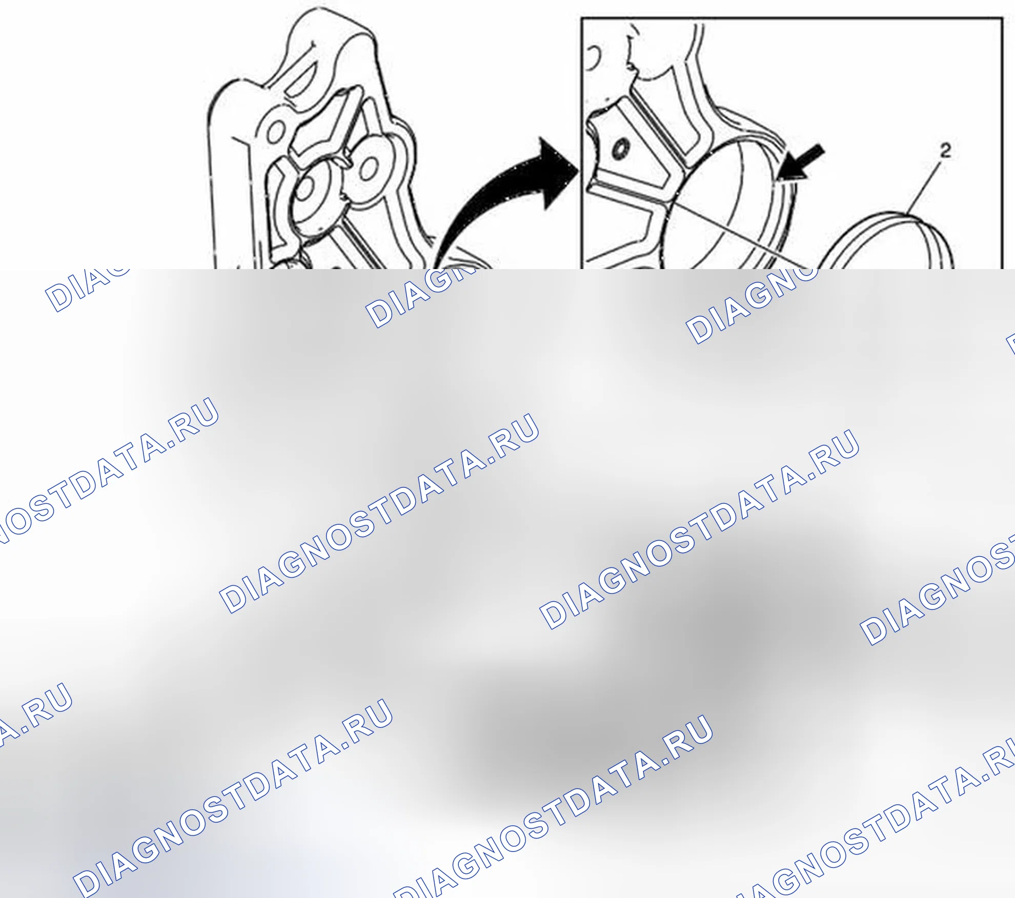Рис. 29: Переходник раздаточной коробки в сборе (MHB). Buick Encore I