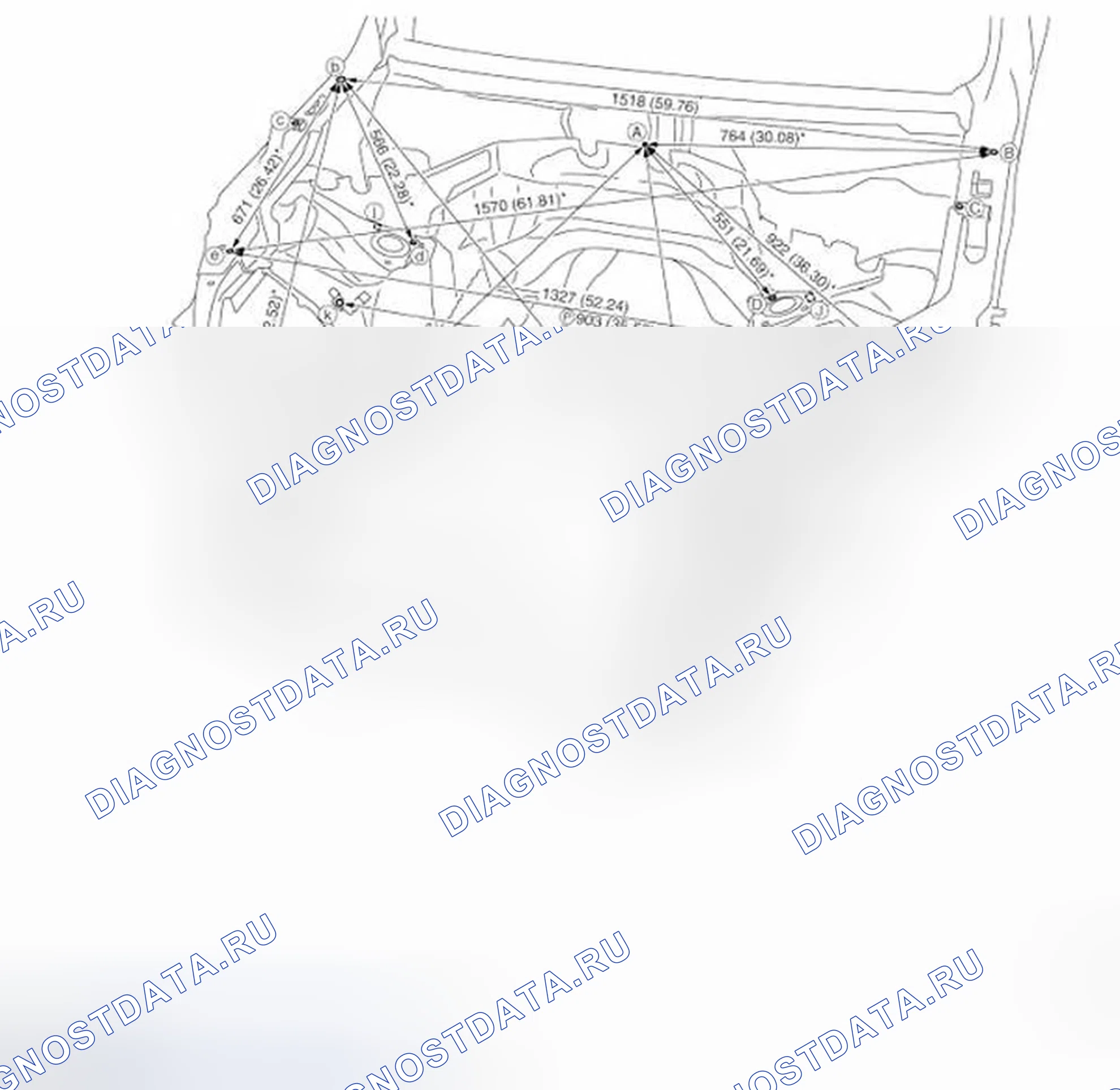 Рис. 218: Измерение. Infiniti M56 IV