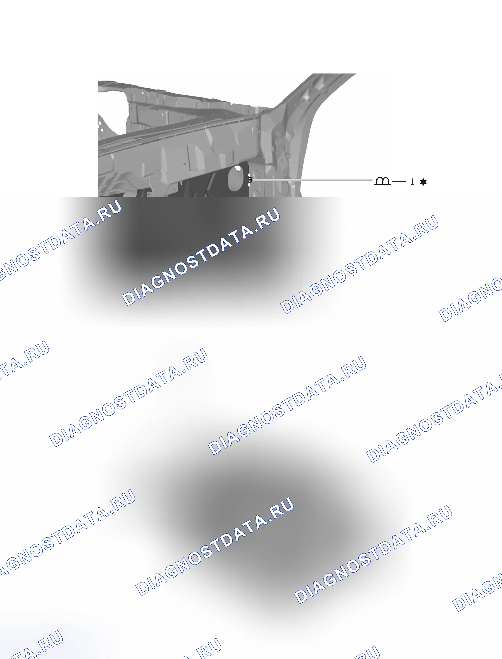 Узел переднего ограждения — Great Wall Wingle-7. Great-Wall Wingle 7 I