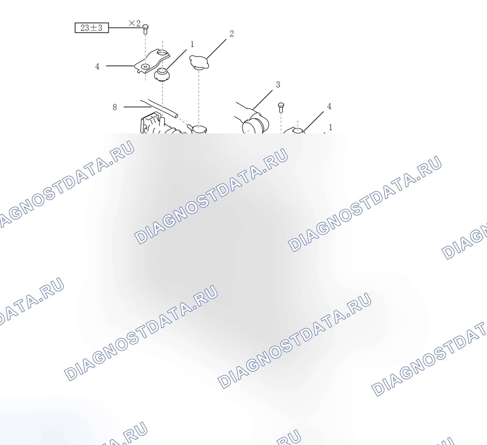 Схема расположения радиатора — Great Wall Wingle-7. Great-Wall Wingle 7 I