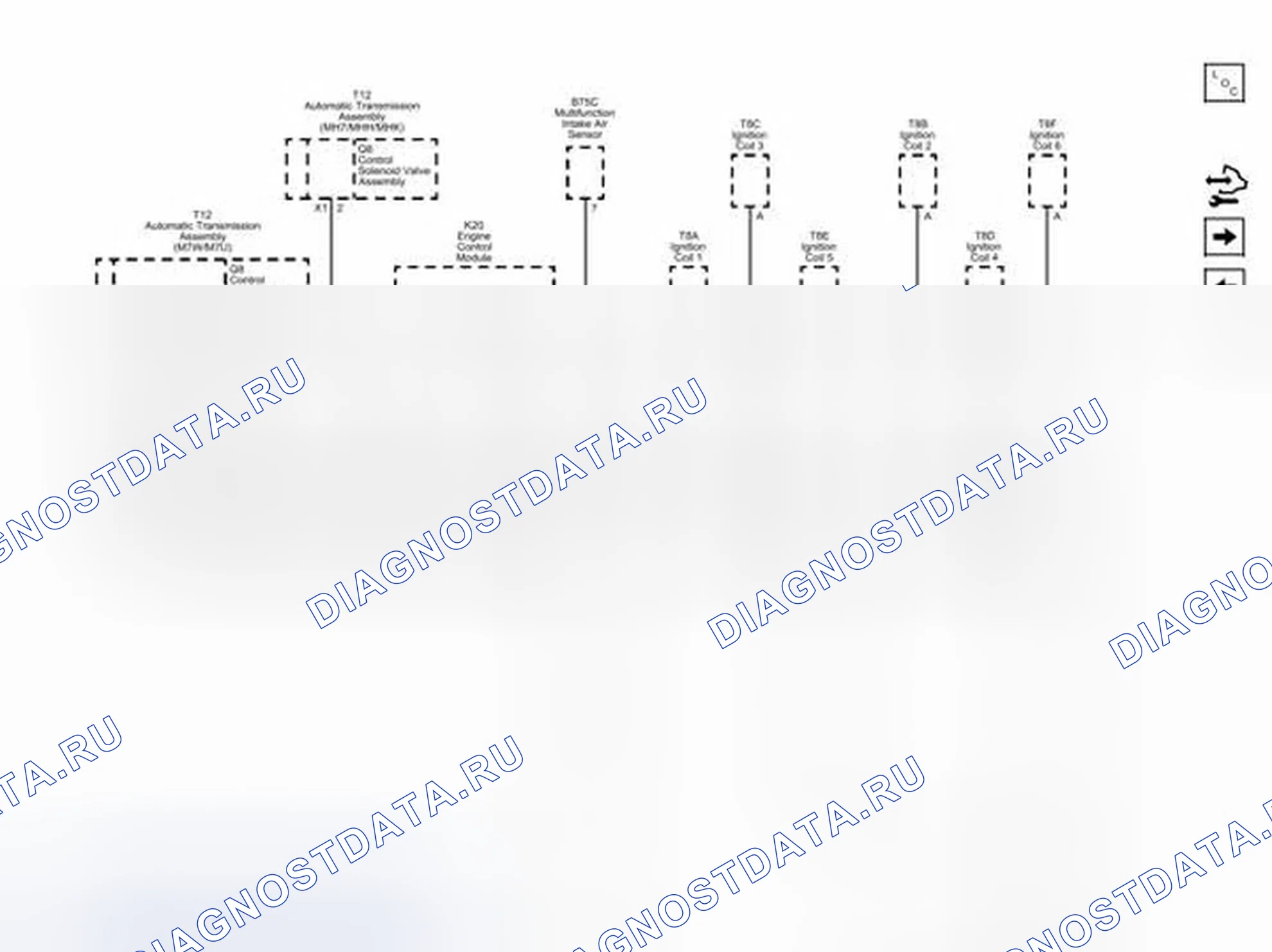 Рис. 52: G122 и G123 (LFW или LFX). Buick LaCrosse II рестайлинг