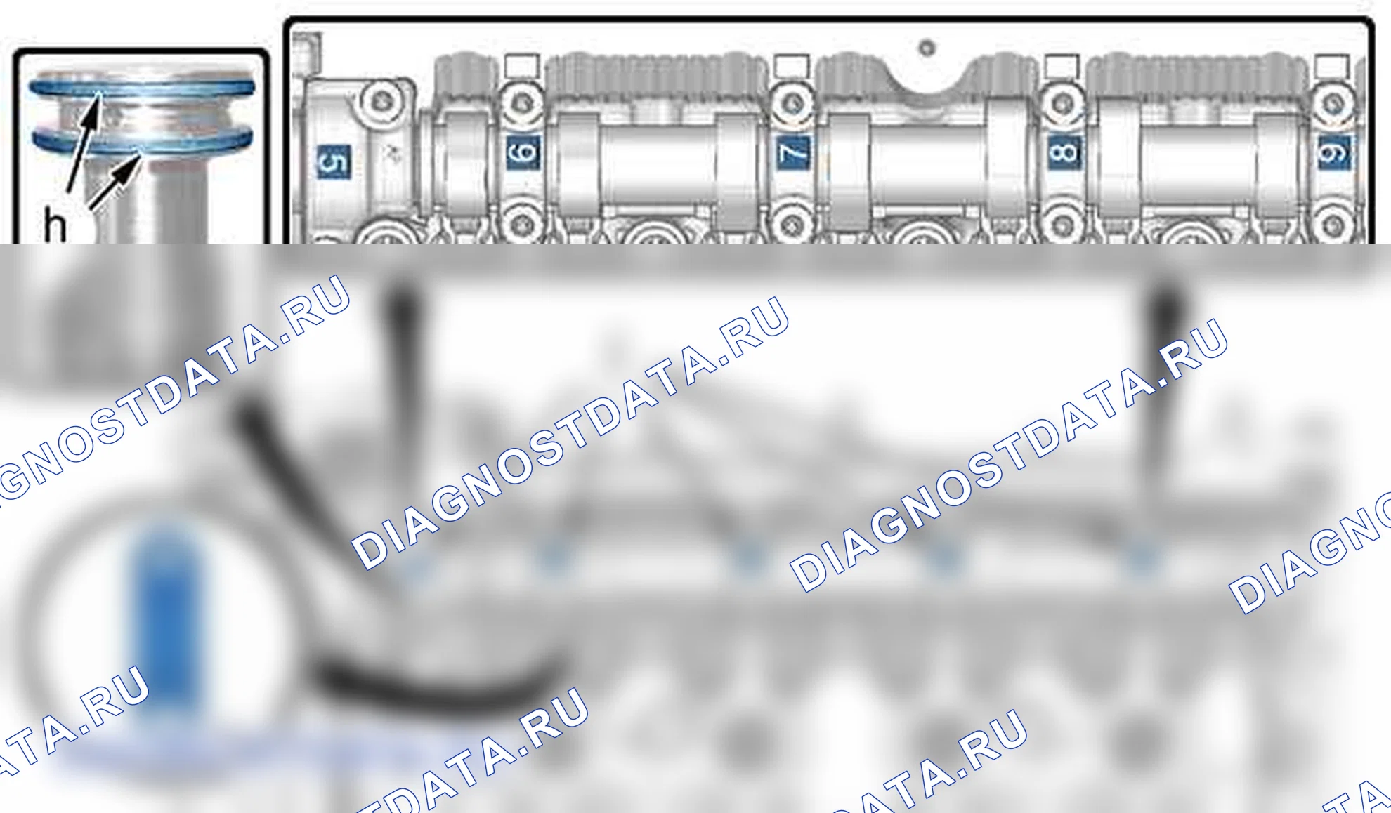 Снятие - установка: Распределительные валы — b1dg0e1d. Peugeot 3008 I
