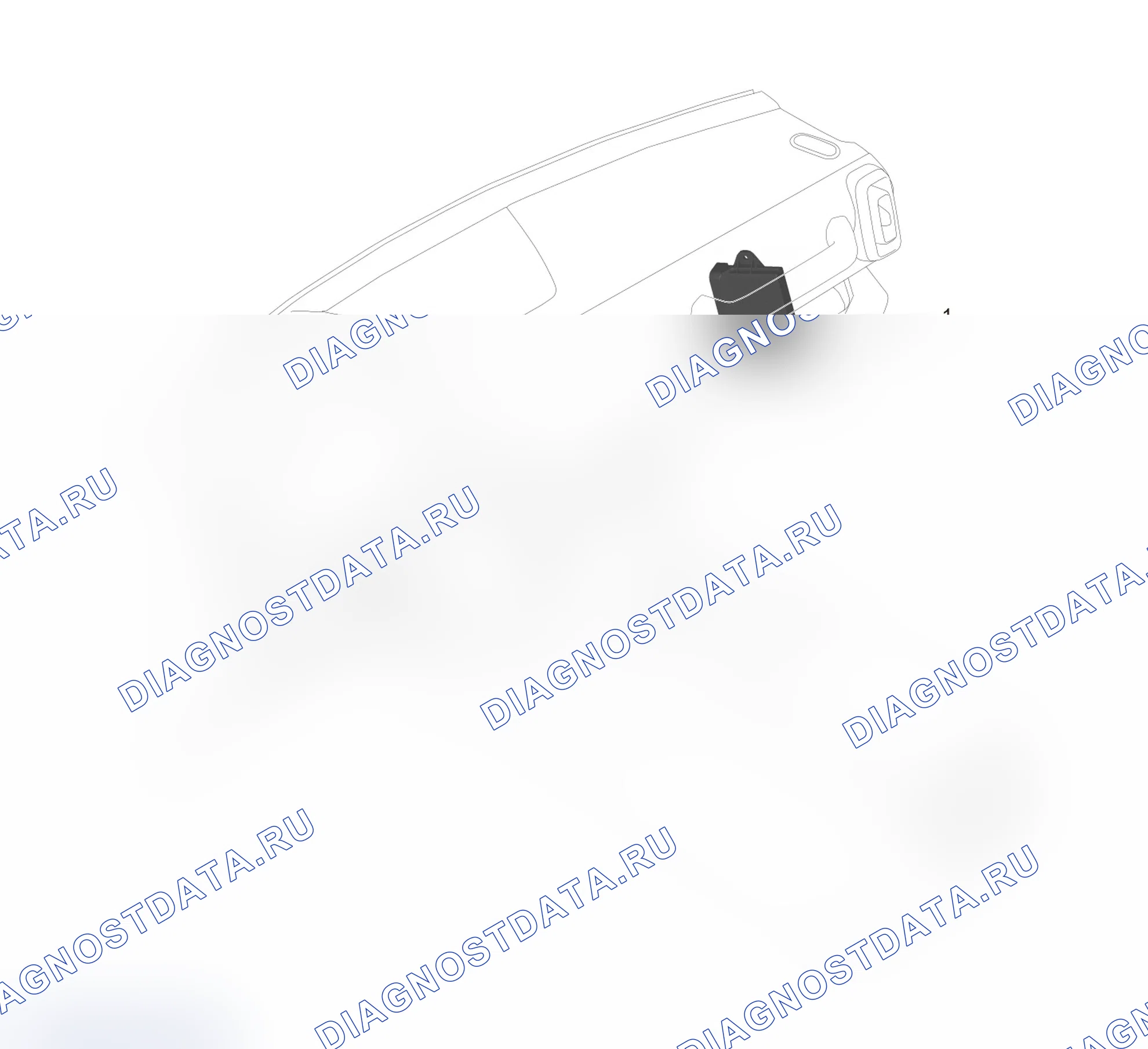 Схема расположения сетевой шлюза — Haval Dargo. Haval Dargo I