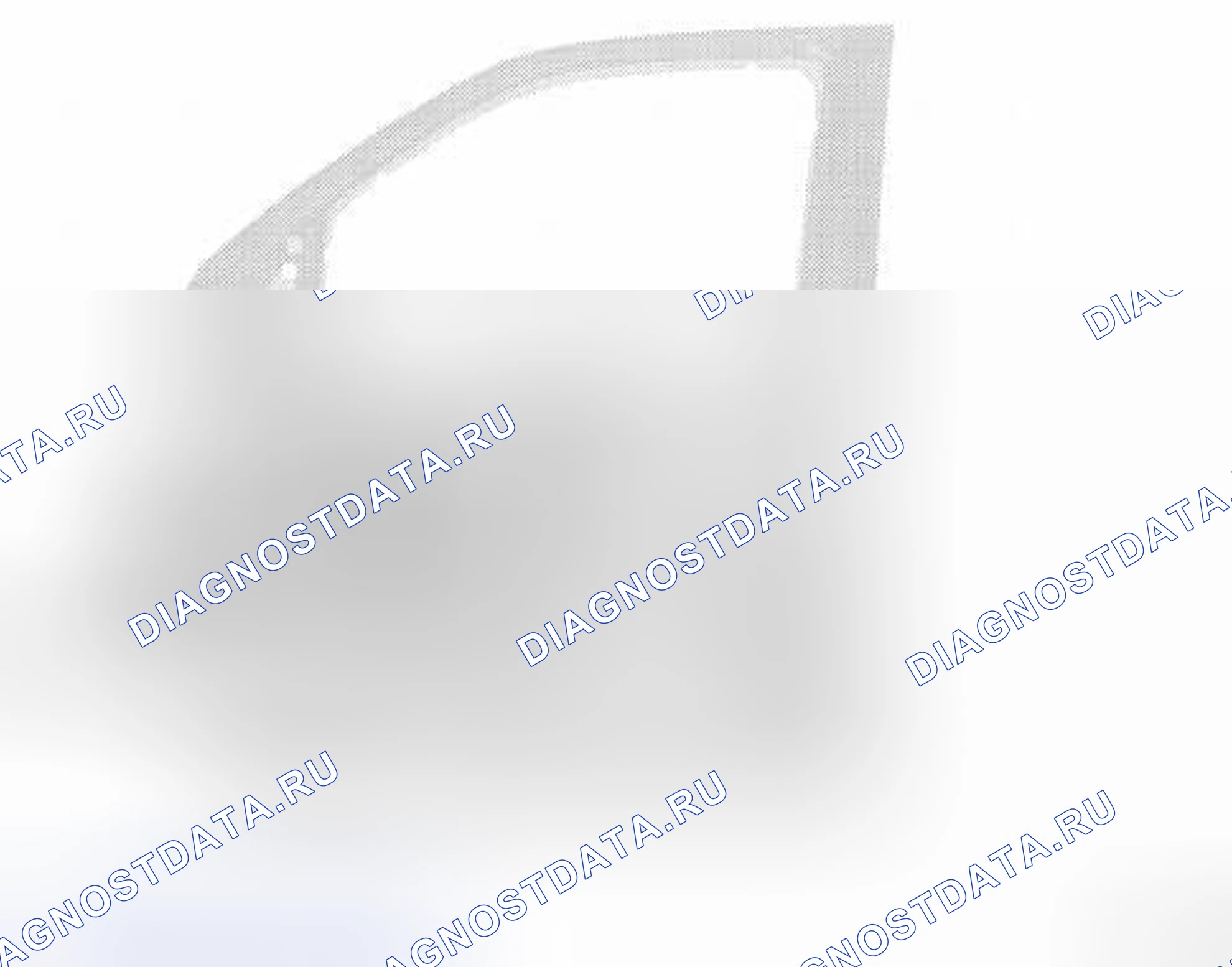 Рис. 43: Идентификация жгута передней двери Rh. Nissan Pathfinder III