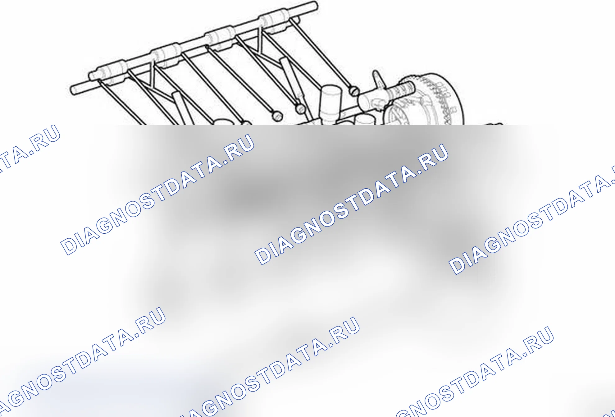 Рис. 519: ОПИСАНИЕ механической части двигателя. Dodge Charger VI