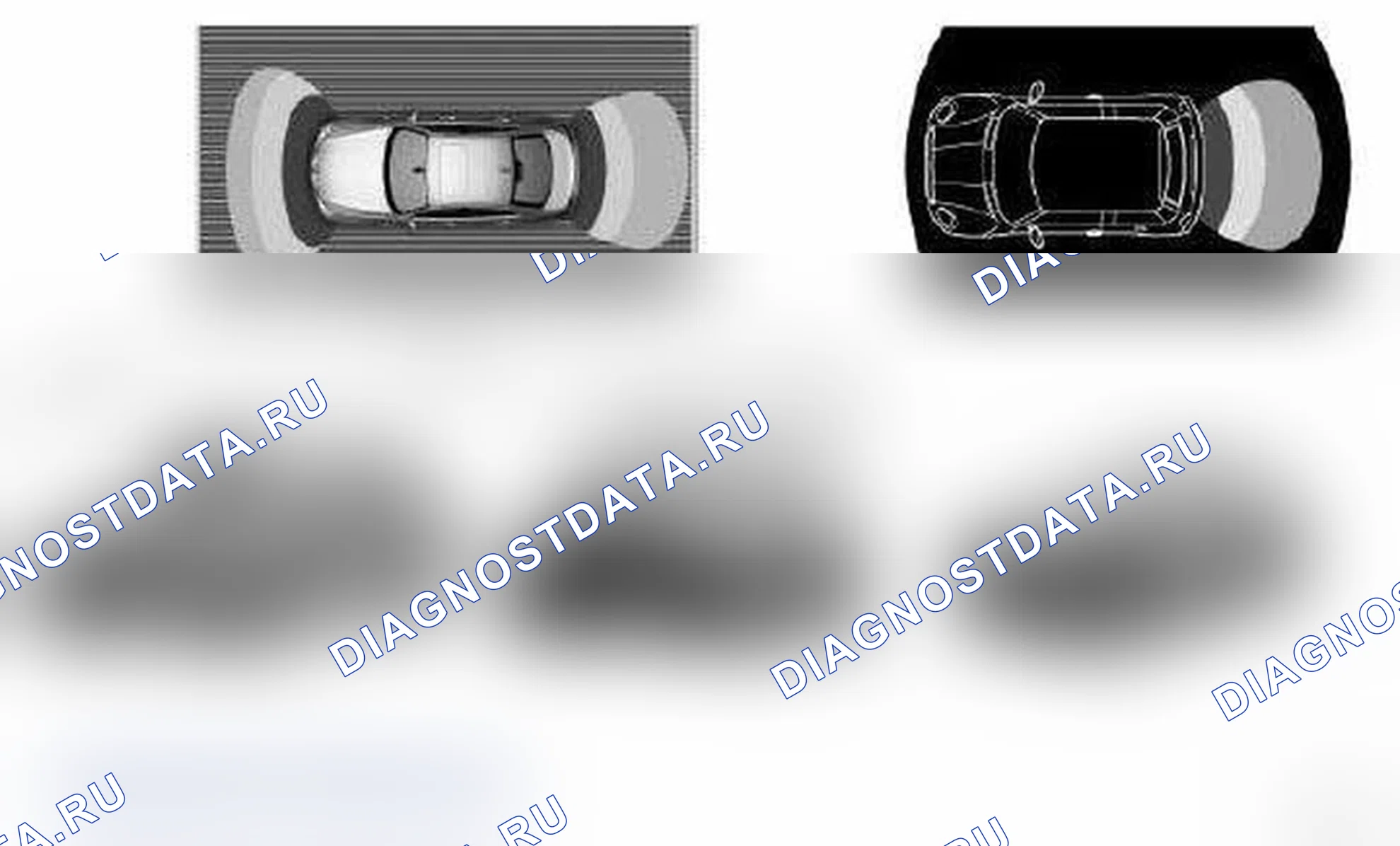 Рис. 16: Контроль расстояния парковки. MINI Cooper I