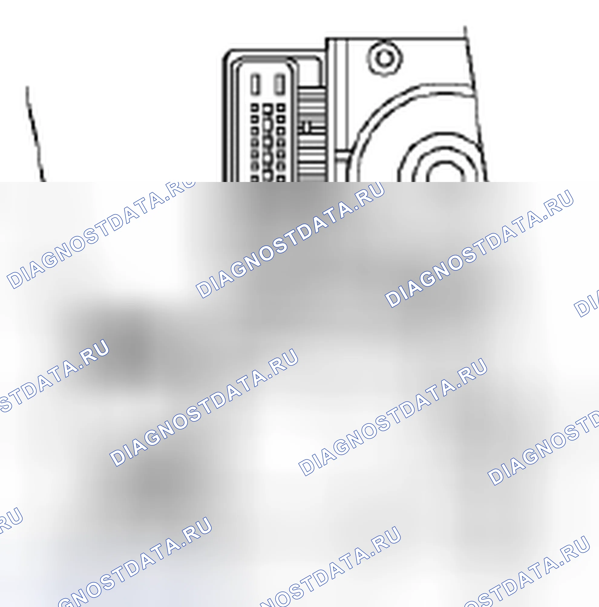 Рис. 19: DSC Hu / CM, примечание по снятию кронштейна. Honda Civic IX рестайлинг