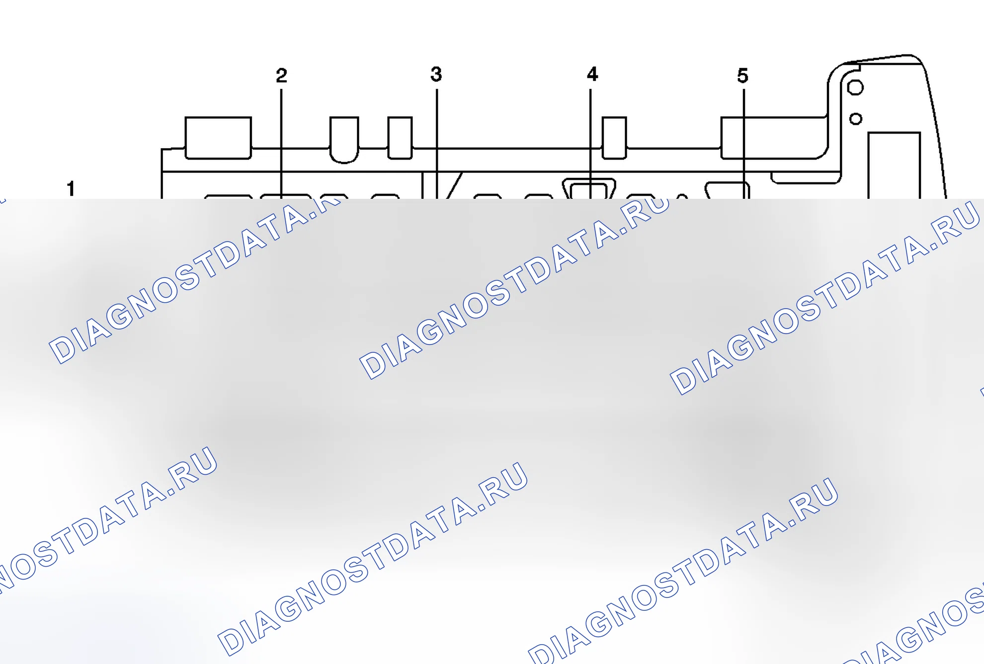Рис. 48: Головка цилиндра - вид снизу. Chevrolet Malibu VI