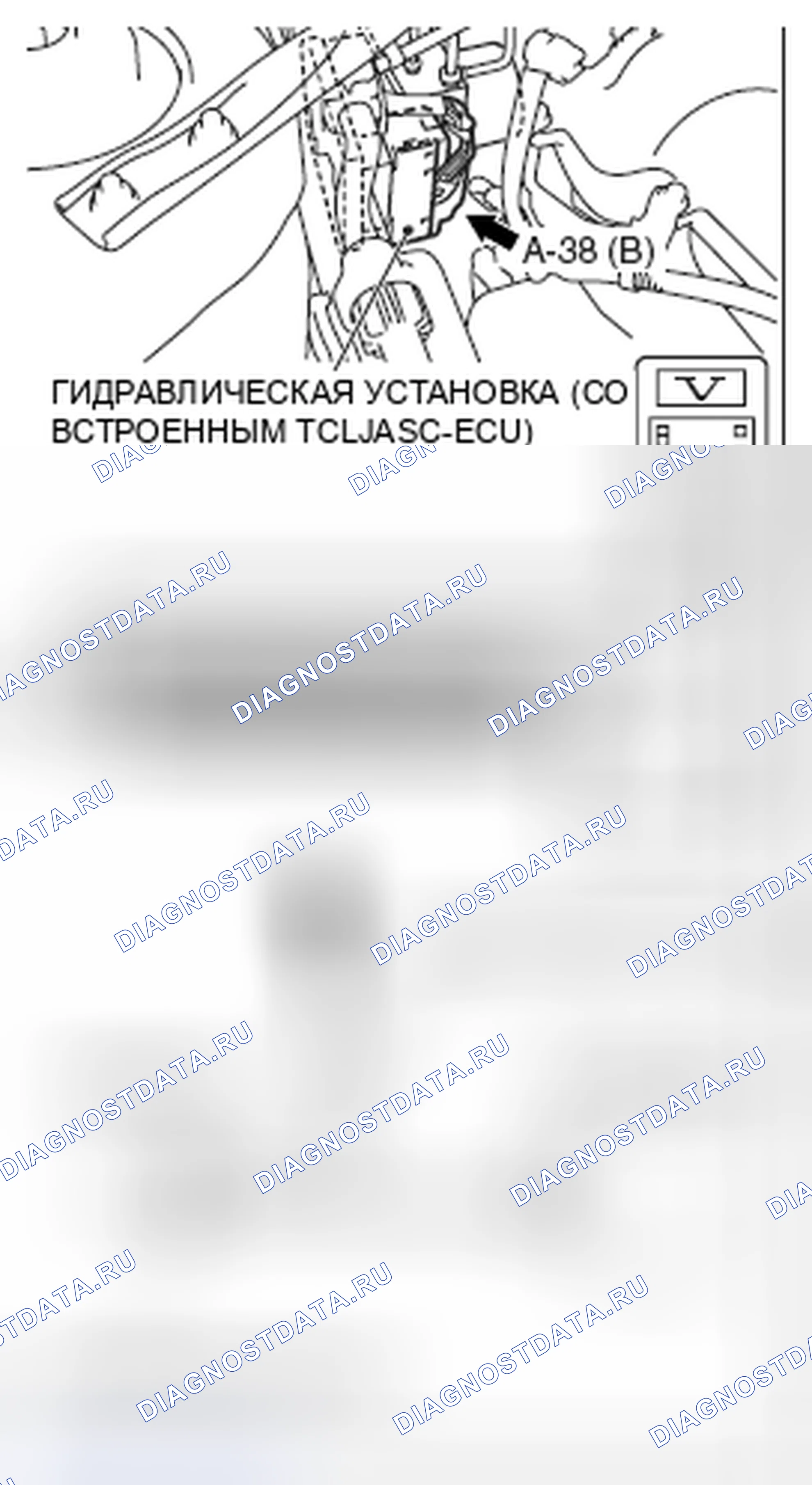 Рис. 275: ГРАФИК ПРОВЕРКИ НАПРЯЖЕНИЯ НА КЛЕММАХ. Mitsubishi Eclipse IV рестайлинг