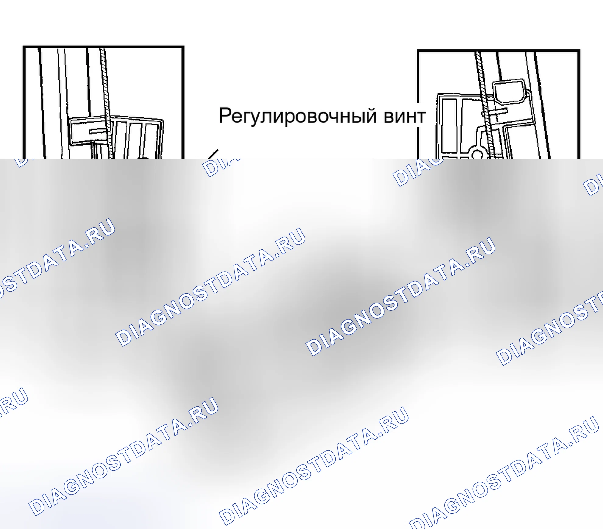 Рис. 1: РЕГУЛИРОВКА ВХОДА И ВЫХОДА (ПЕРЕДНИЕ ДВЕРИ - C70). Volvo S70 I