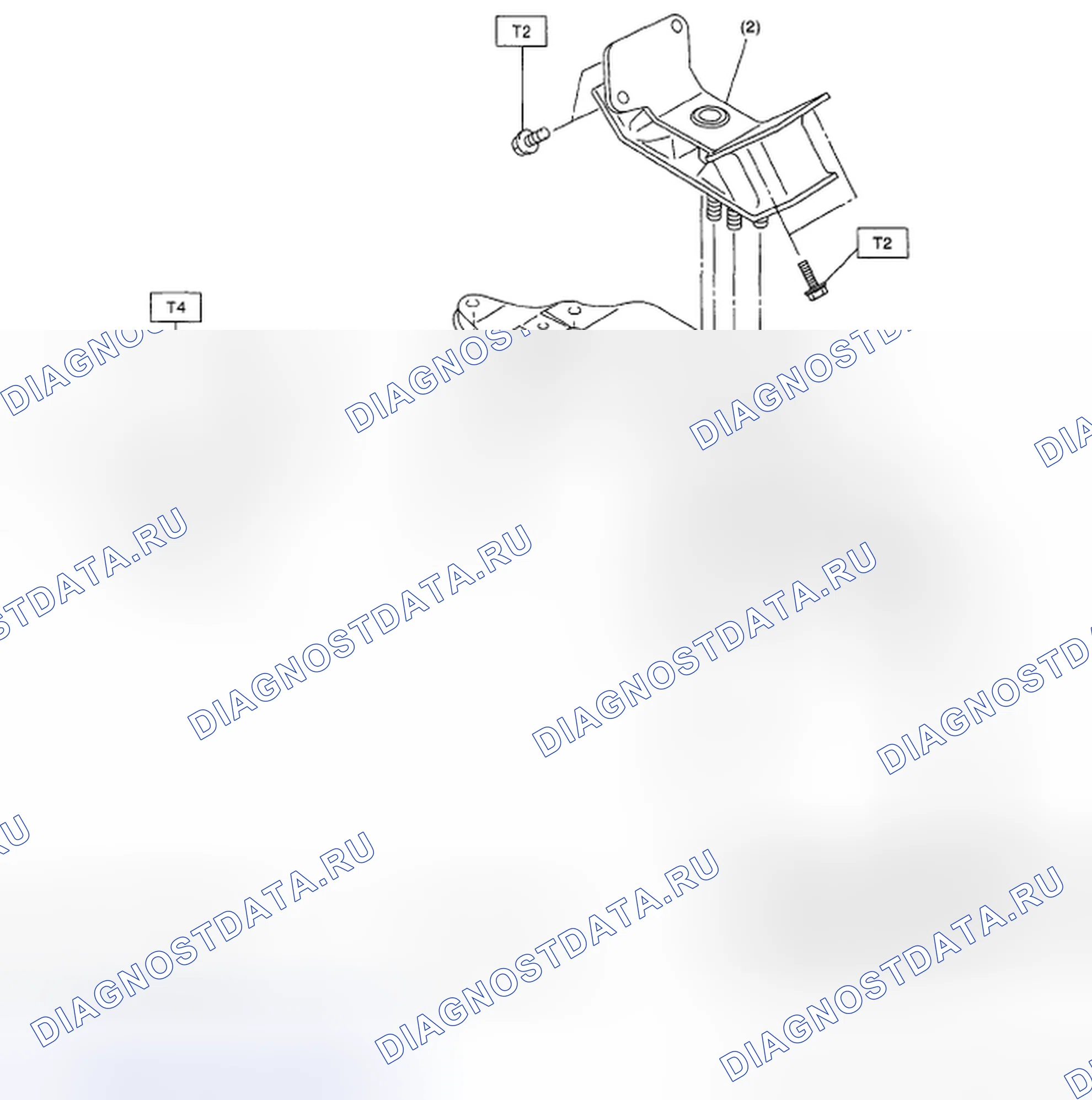 Рис. 588: МОНТАЖ КОРОБКИ ПЕРЕДАЧ. Subaru Legacy BL/BP рестайлинг