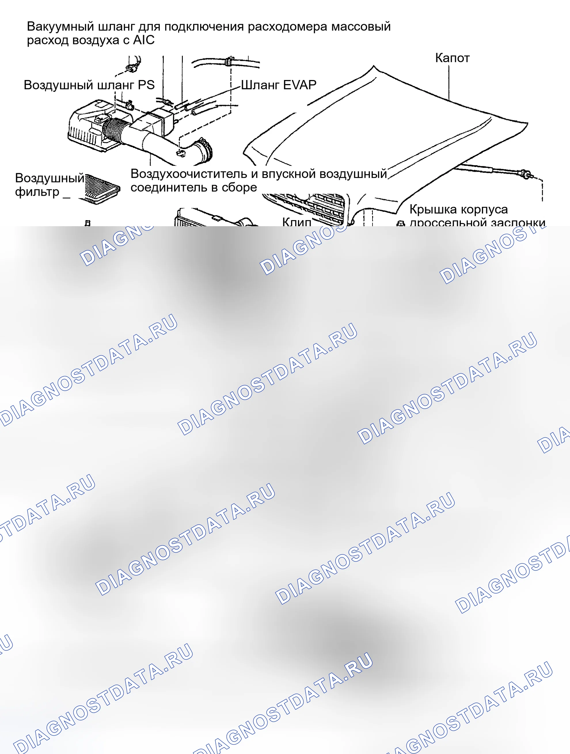 Рис. 196: КОМПОНЕНТЫ. Toyota Sequoia I