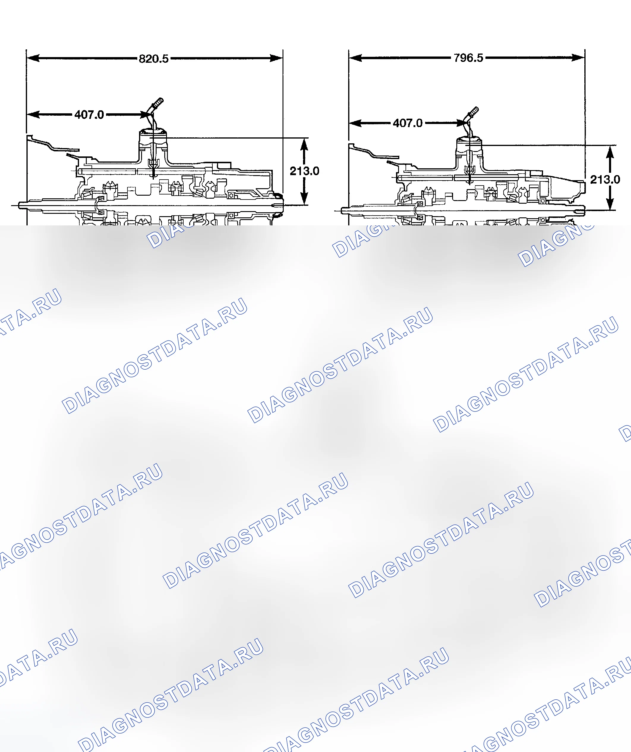 Рис. 345: ОПИСАНИЕ механической трансмиссии (мкпп). Dodge Pickup R1500 