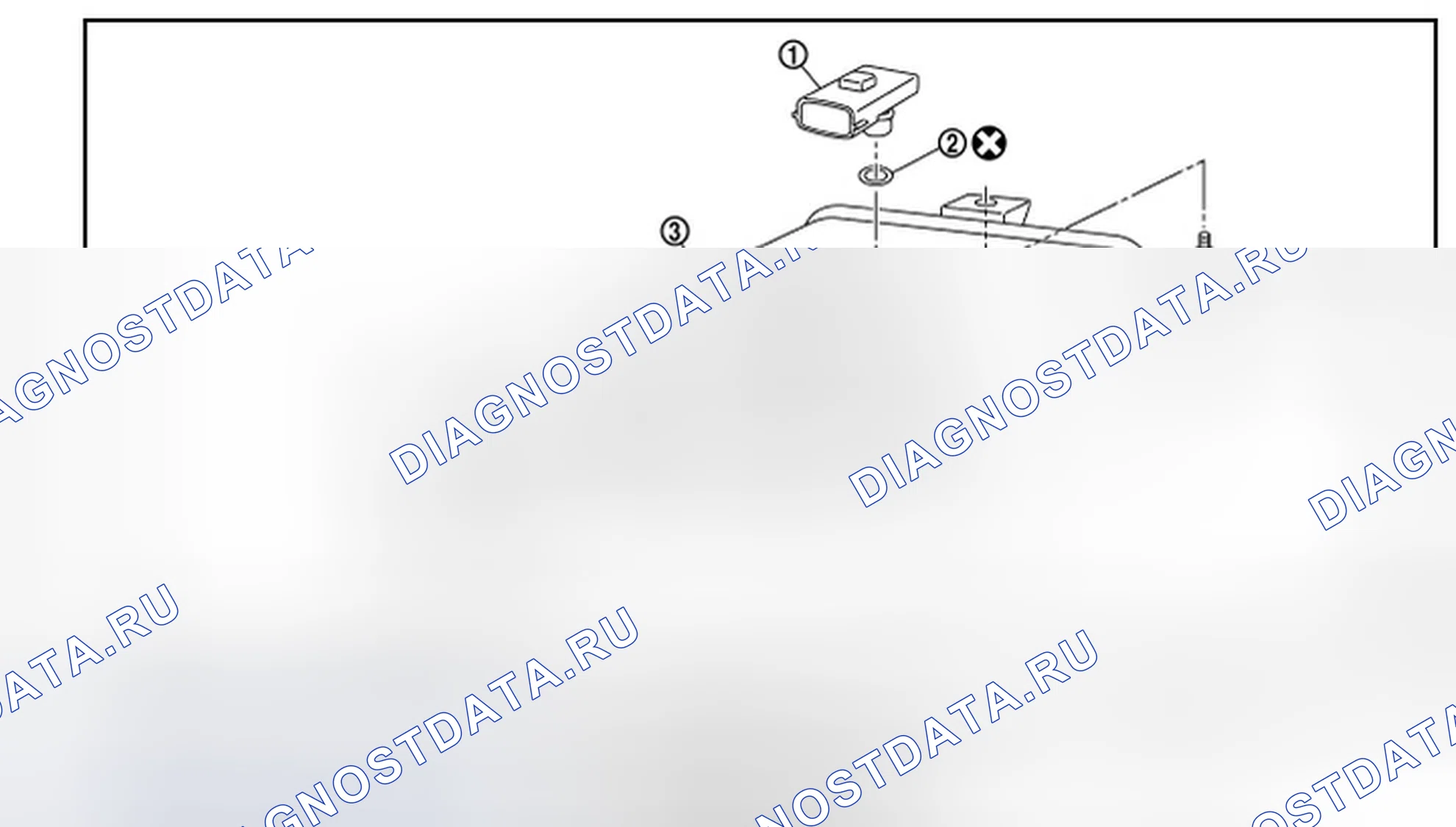 Рис. 6: VK50VE: Разнесенный вид. Infiniti FX35 II рестайлинг