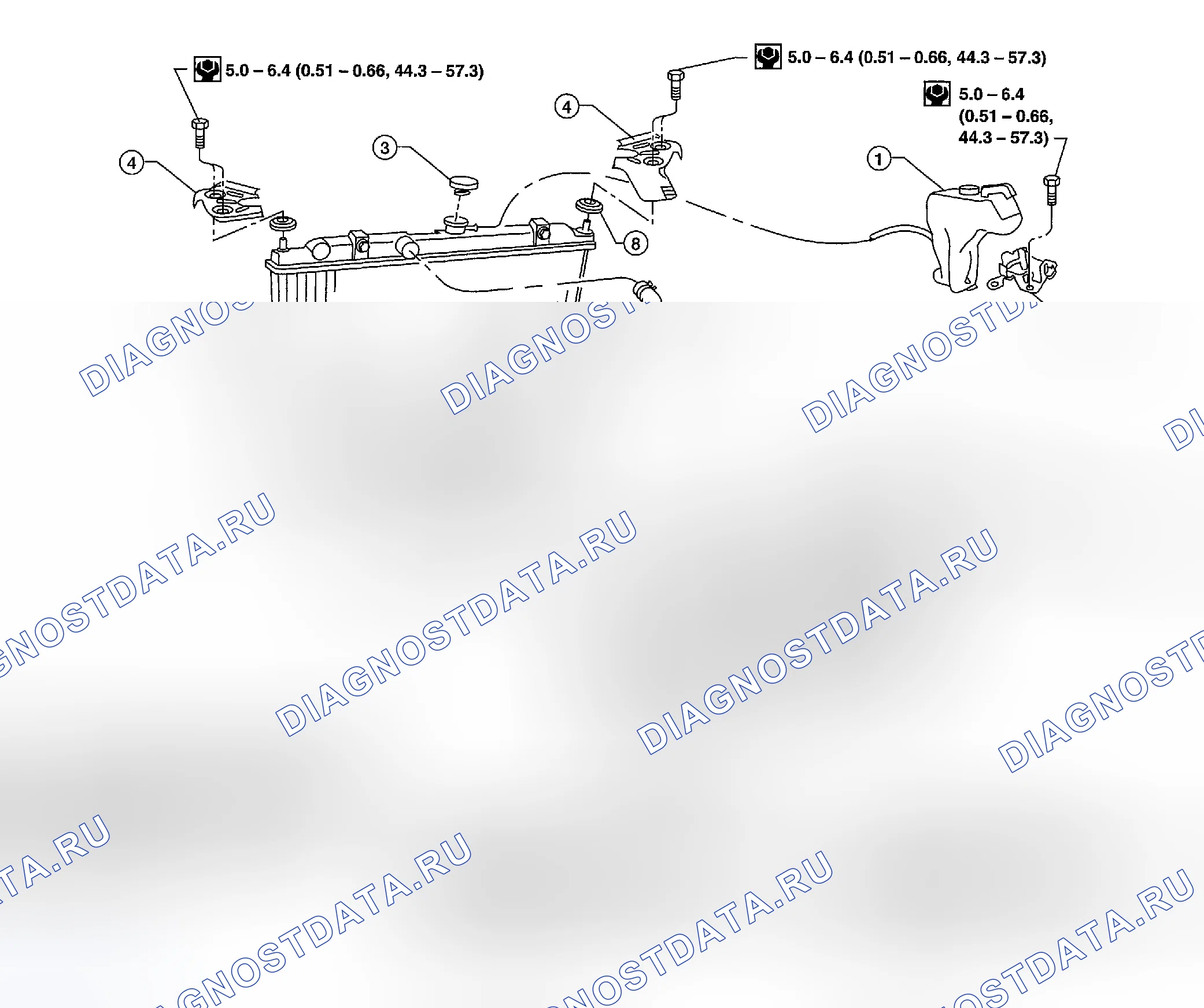 Рис. 31: Демонтаж и монтаж. Nissan Sentra B15