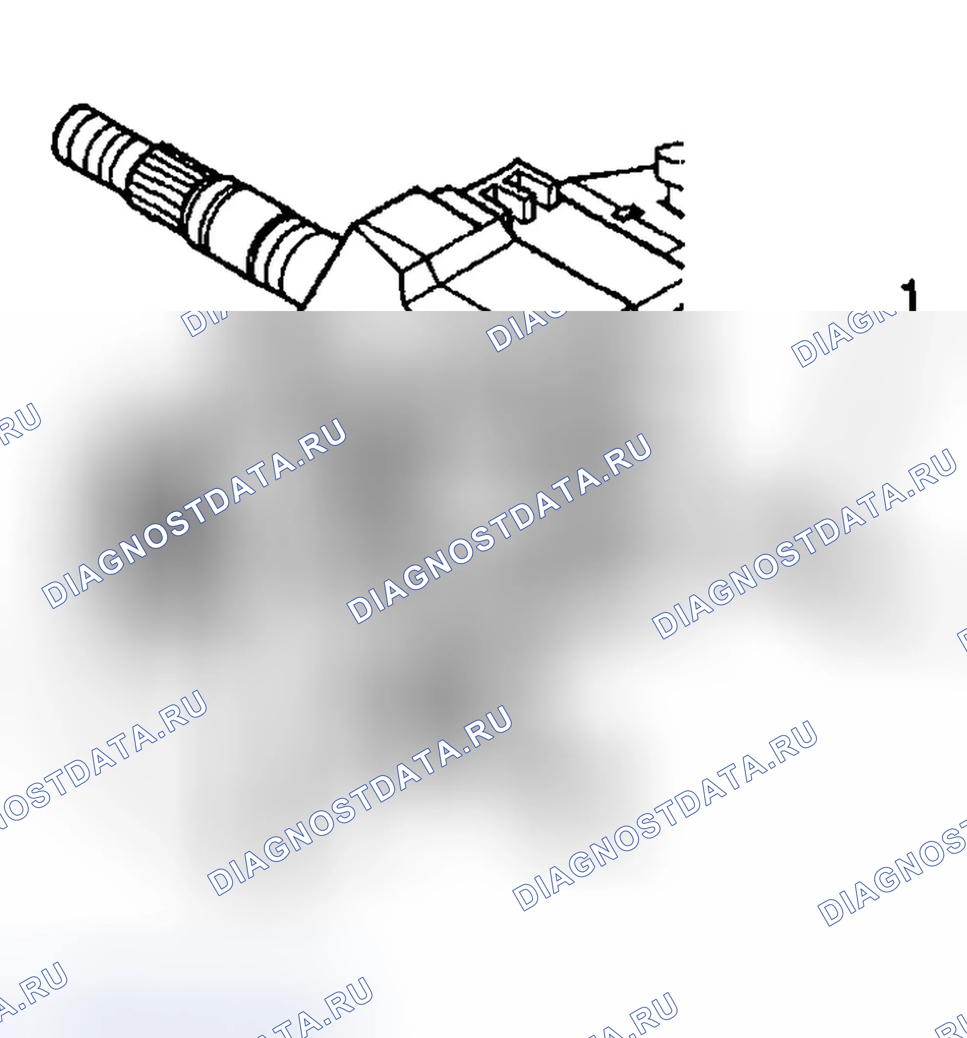 Рис. 59: Линейно-сдвиговый узел - разборка - вне транспортного средства (сдвиг колонны). Chevrolet Silverado 2500 