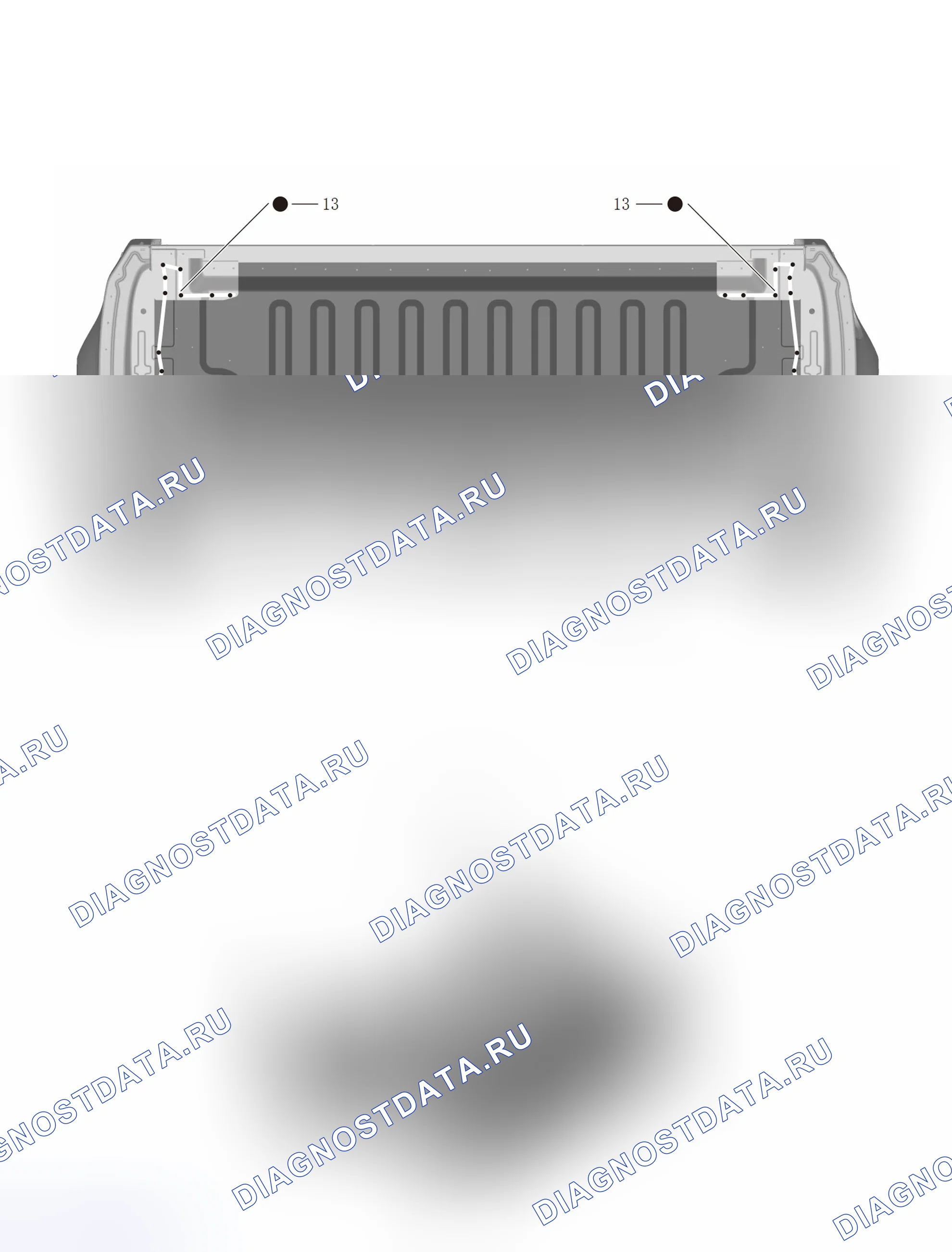 Передняя панель коробок (малый двойник) — Great Wall Wingle-7. Great-Wall Wingle 7 I