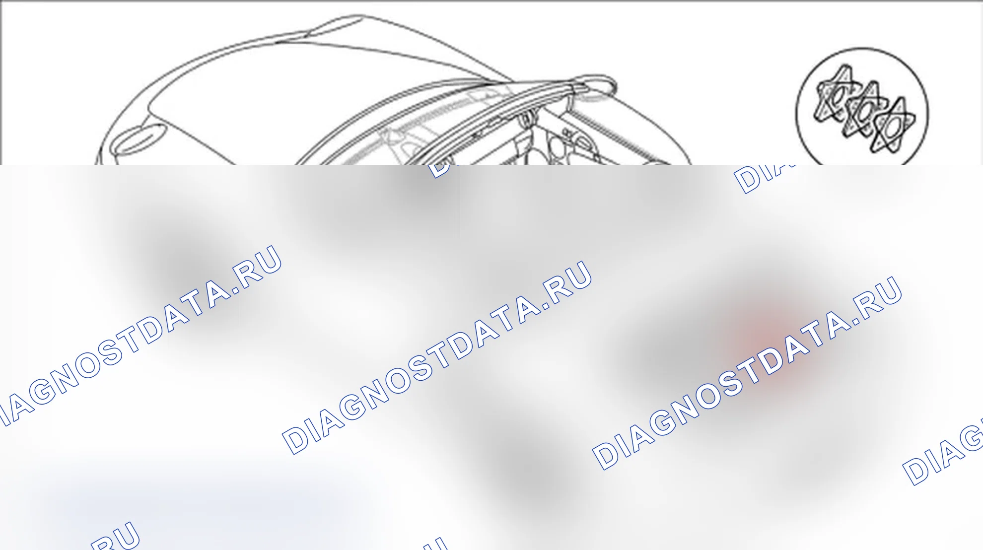Рис. 352: Регулировка крышки в направлении X и Y. Porsche Boxster S 987