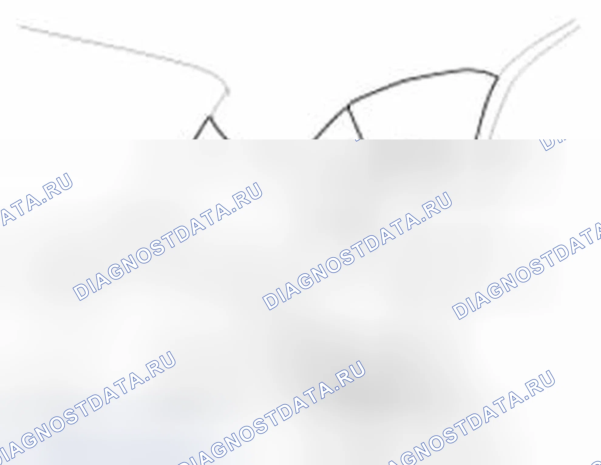 Рис. 91: Проверка цепи стеклянной антенны. Hyundai Equus II