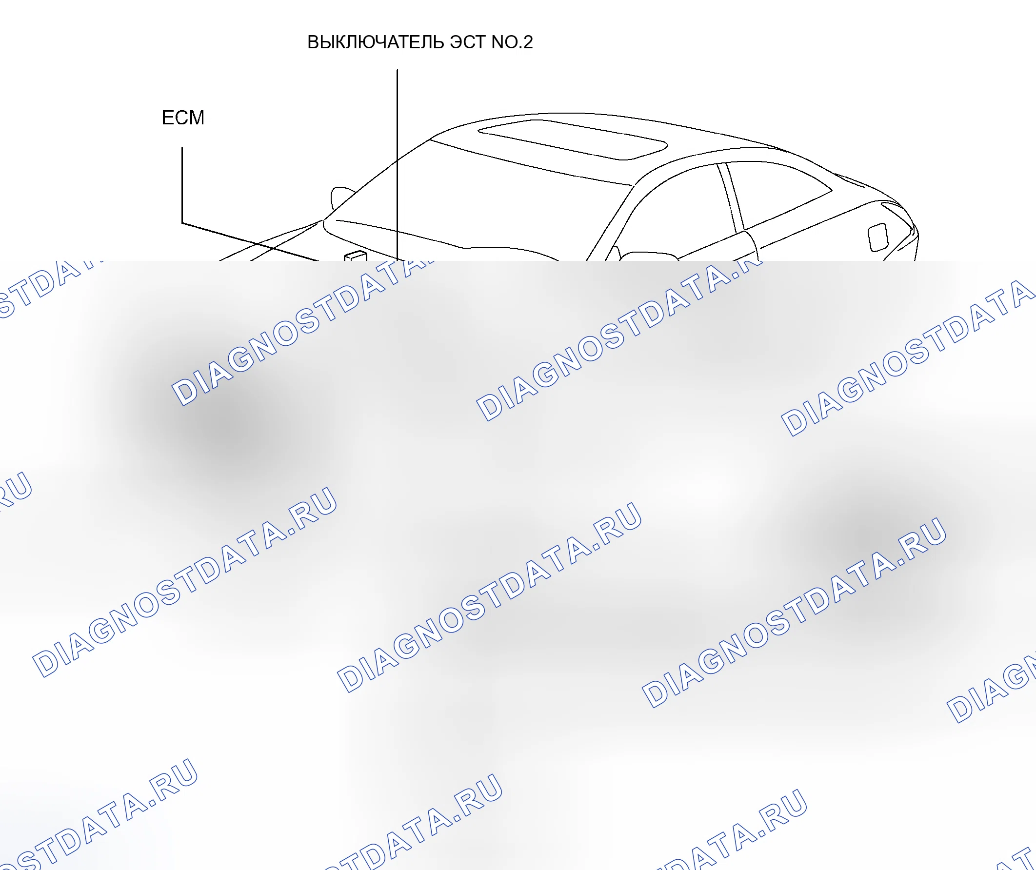 Рис. 45: РАСПОЛОЖЕНИЕ ДЕТАЛЕЙ. Toyota Camry Solara II