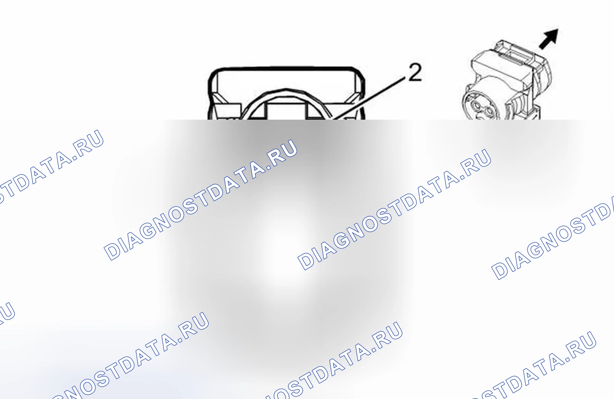Рис. 365: F107 Подушка безопасности рулевого колеса X2. Cadillac ATS I