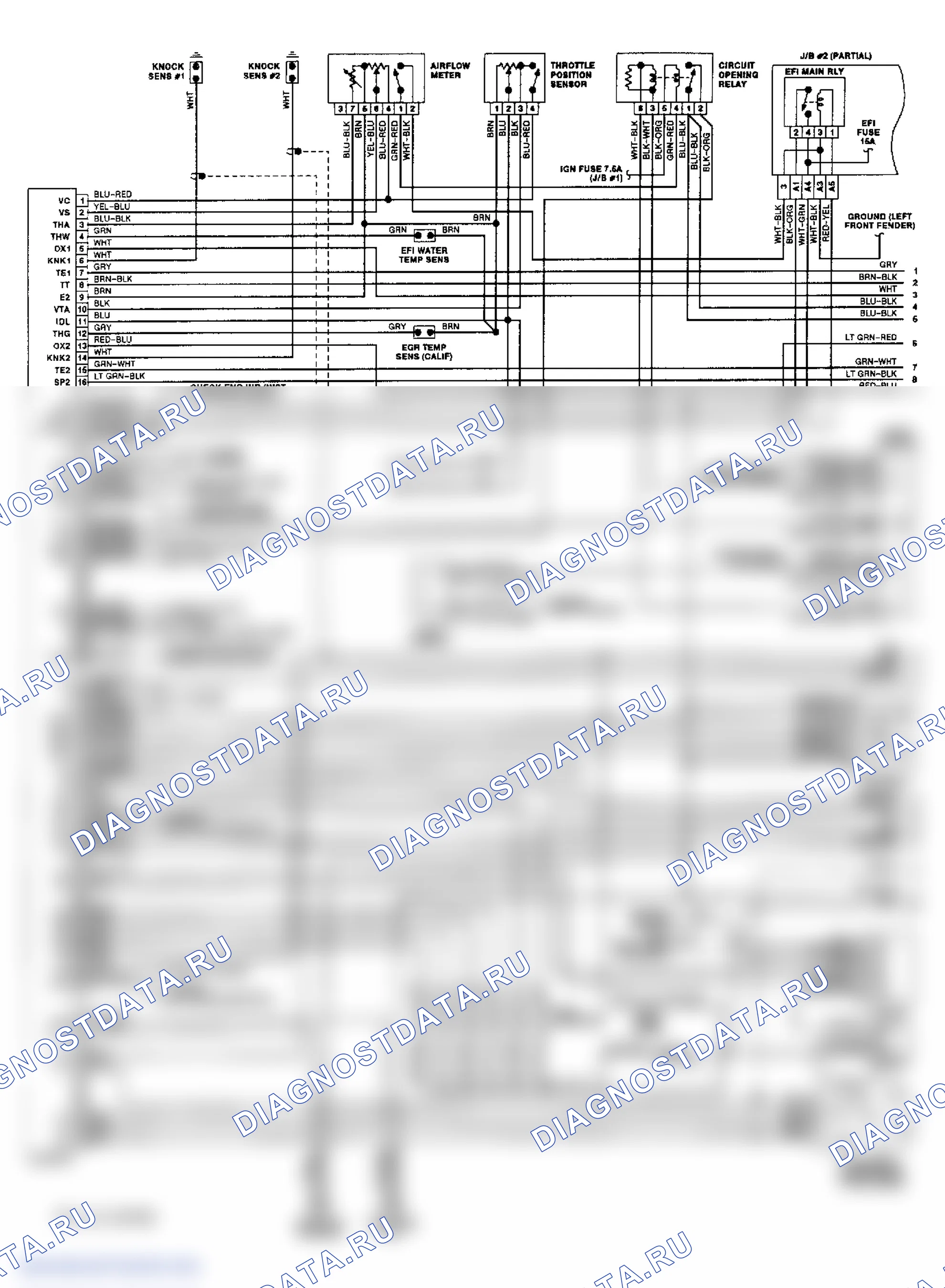 Wiring Diagram (ES300 3.0L - 1 Of 2). Lexus ES XV10