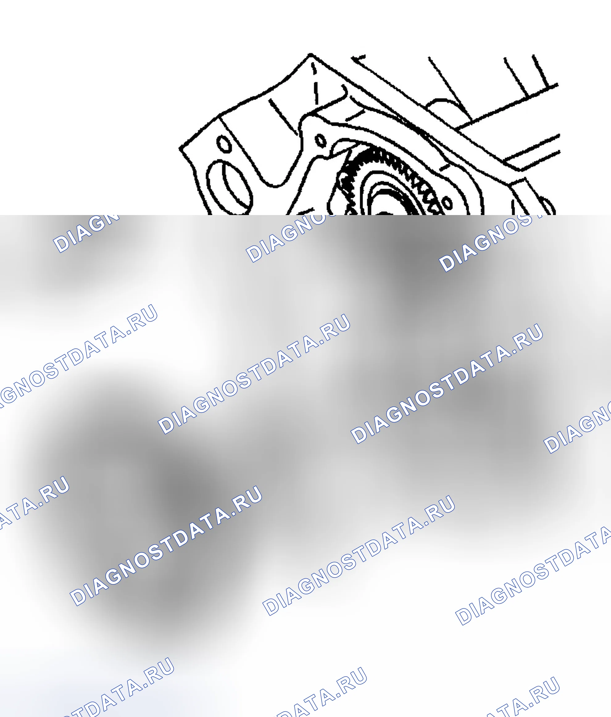Рис. 265: Снятие балансировочного вала. Chevrolet Silverado 2500 