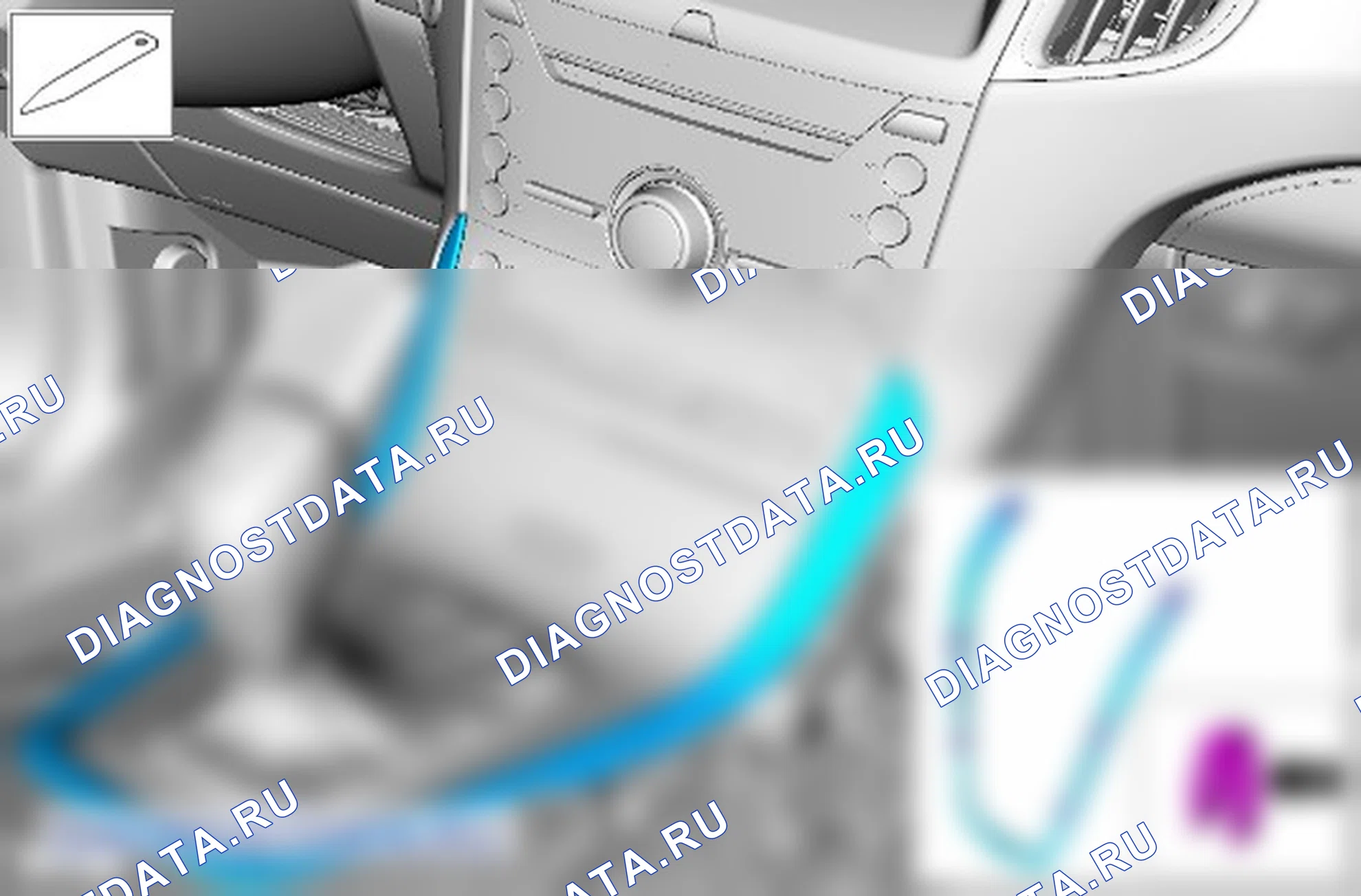 Как снять и установить чехол рычага переключения передач. Ford Galaxy III