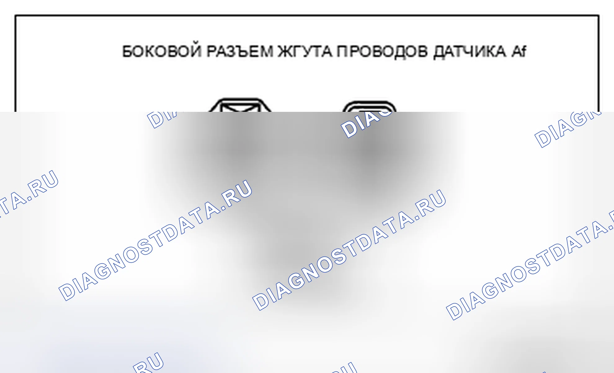 Рис. 59: Проверка цепи датчика A / F на обрыв / короткое замыкание. Mazda CX-7 I рестайлинг