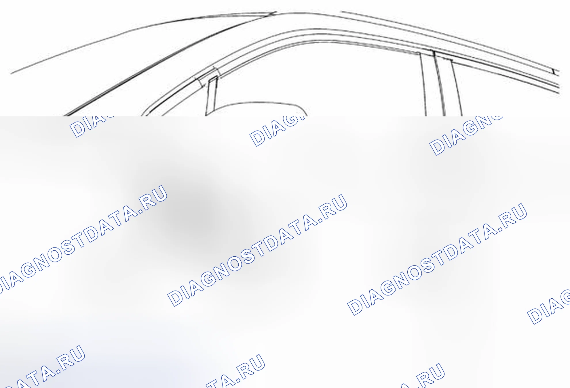 Рис. 5: Замена крышки кронштейна наружного зеркала заднего вида. Chevrolet Orlando I
