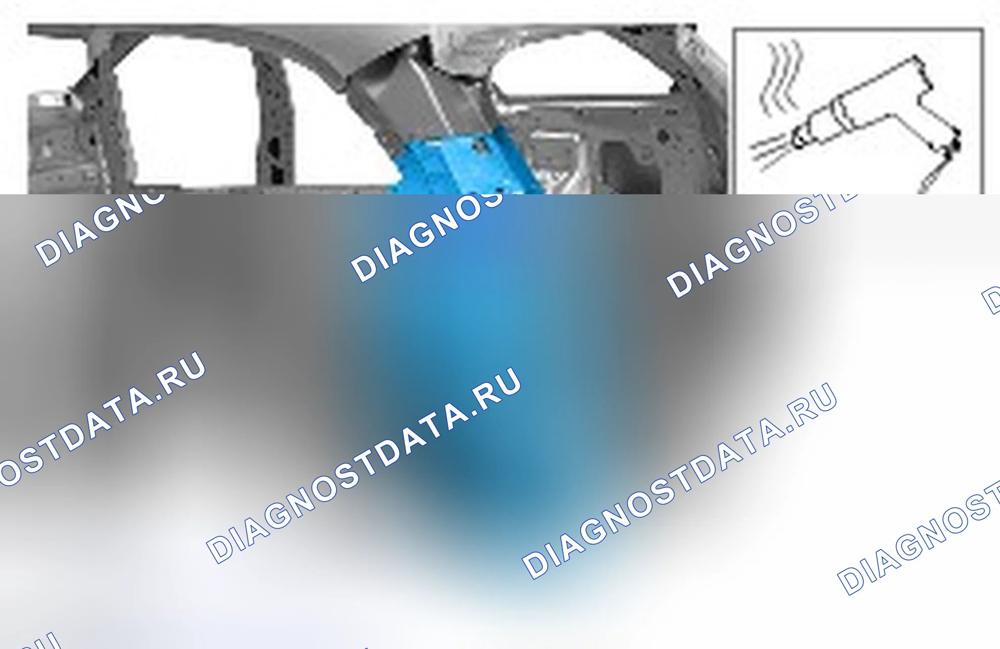 Как снять и установить усиление панели слива воды. Ford Mondeo IV рестайлинг