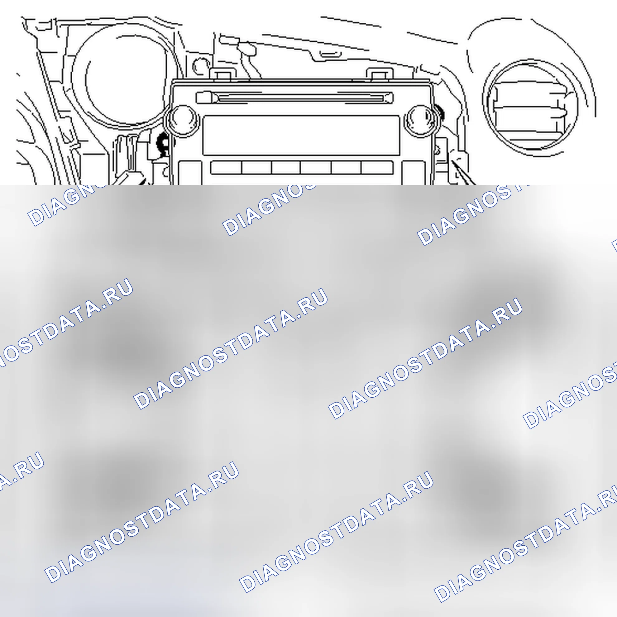 Рис. 6: ДЕМОНТАЖ. Toyota Matrix E140