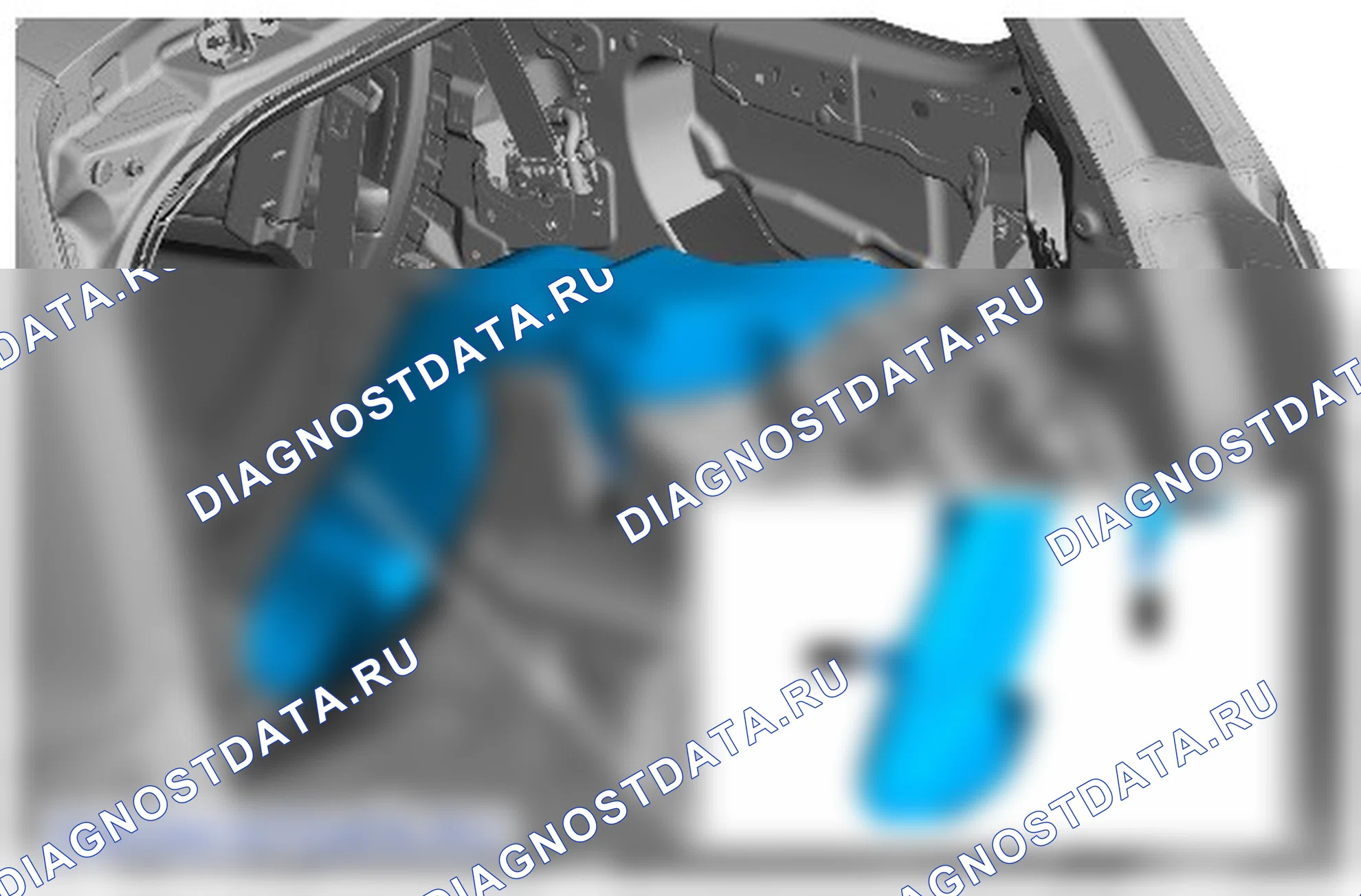 Как снять и установить задний корпус радиатора обогревателя. Ford Galaxy III