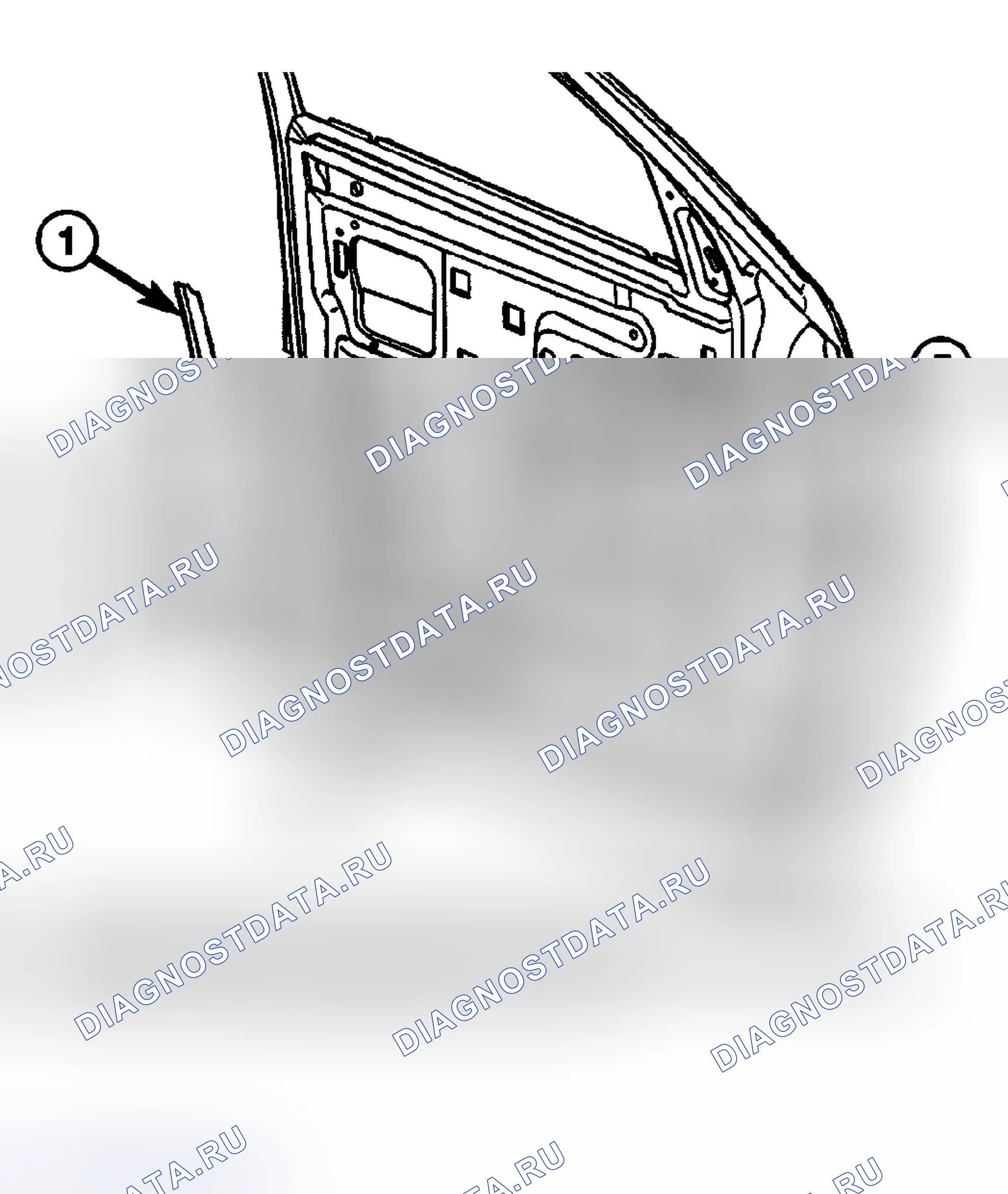 Рис. 15: ЗАДНИЙ РАБОЧИЙ КАНАЛ. Dodge Pickup R1500 
