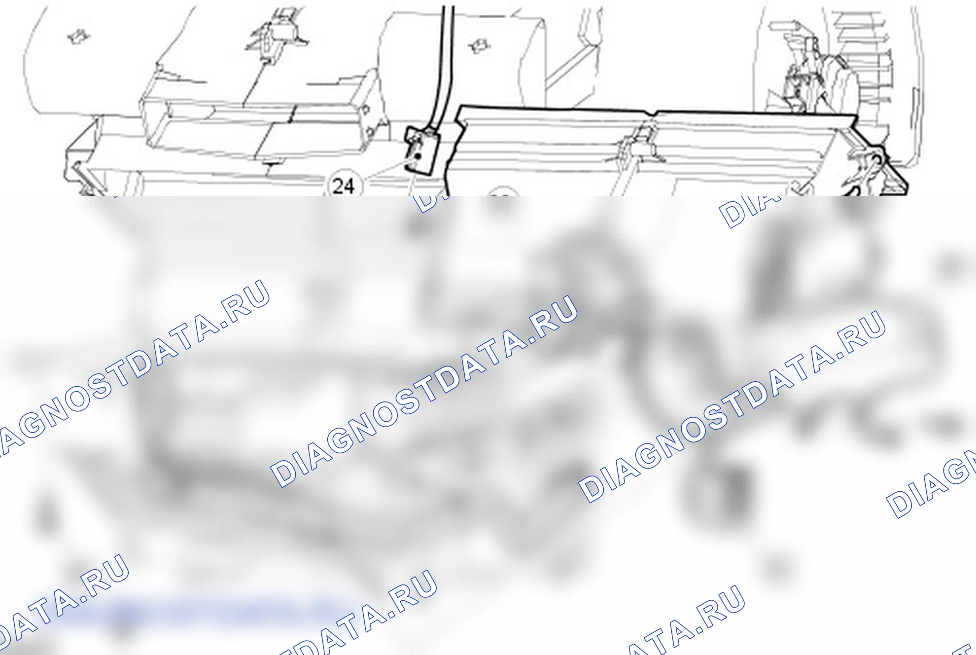 Как снять и установить жгут электропроводки пассажирского салона. Ford C-MAX I рестайлинг
