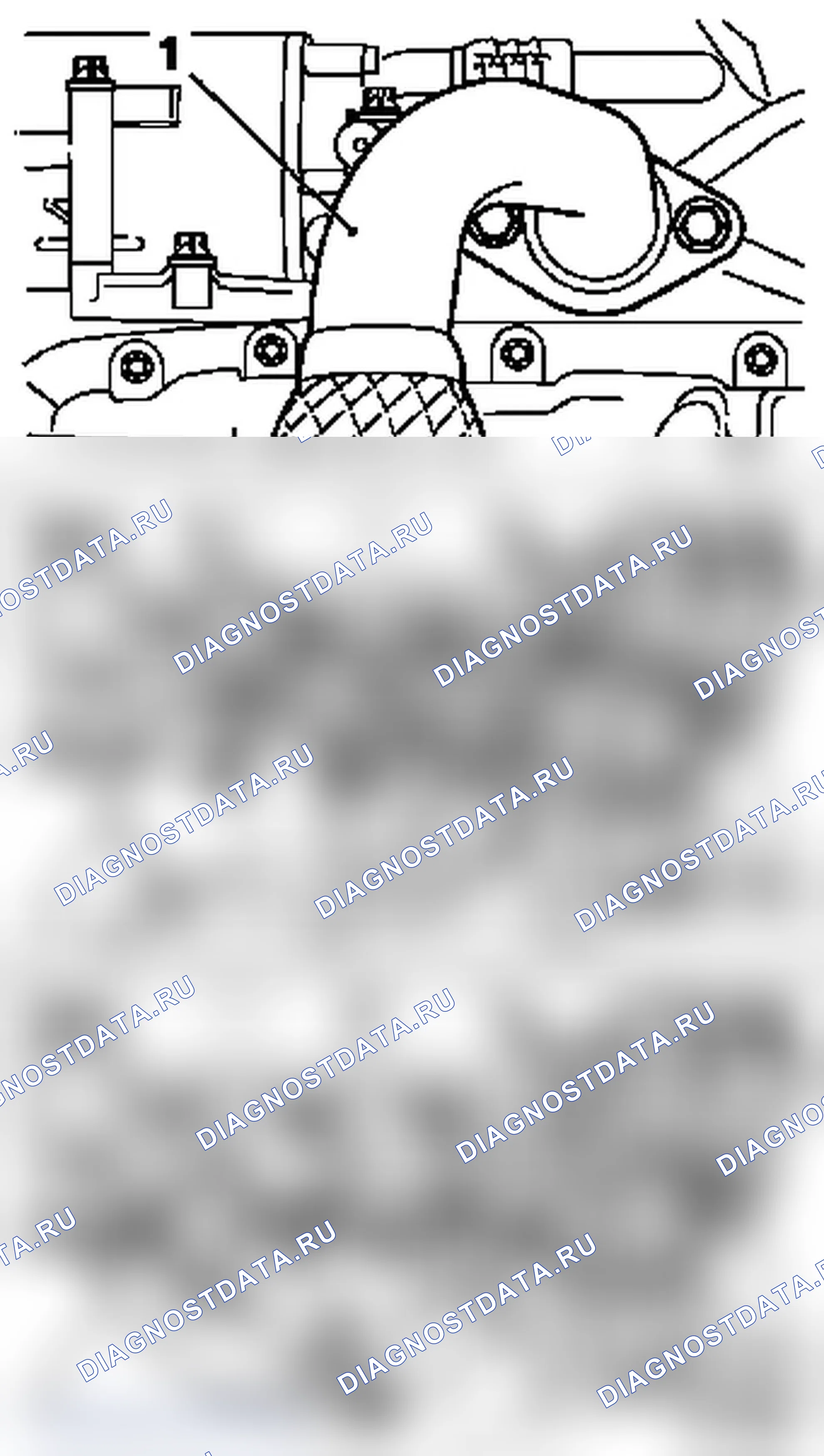 Демонтаж и установка выпускного патрубка (X 16 SZR). Opel Astra G