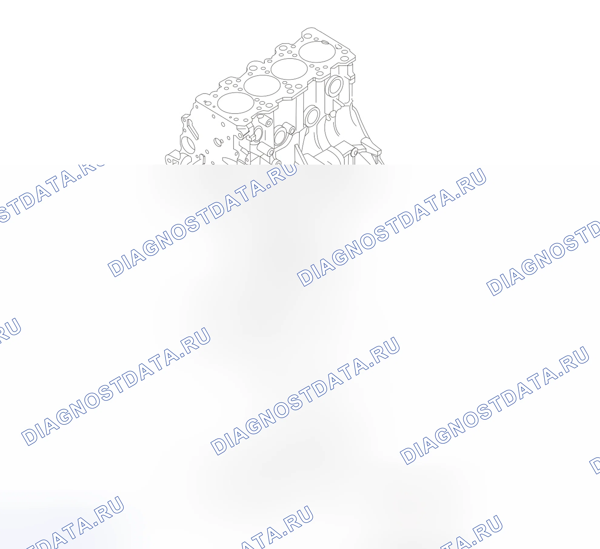 Схема расположения коленчатого вала — Great Wall Wingle-5. Great-Wall Wingle 5 I