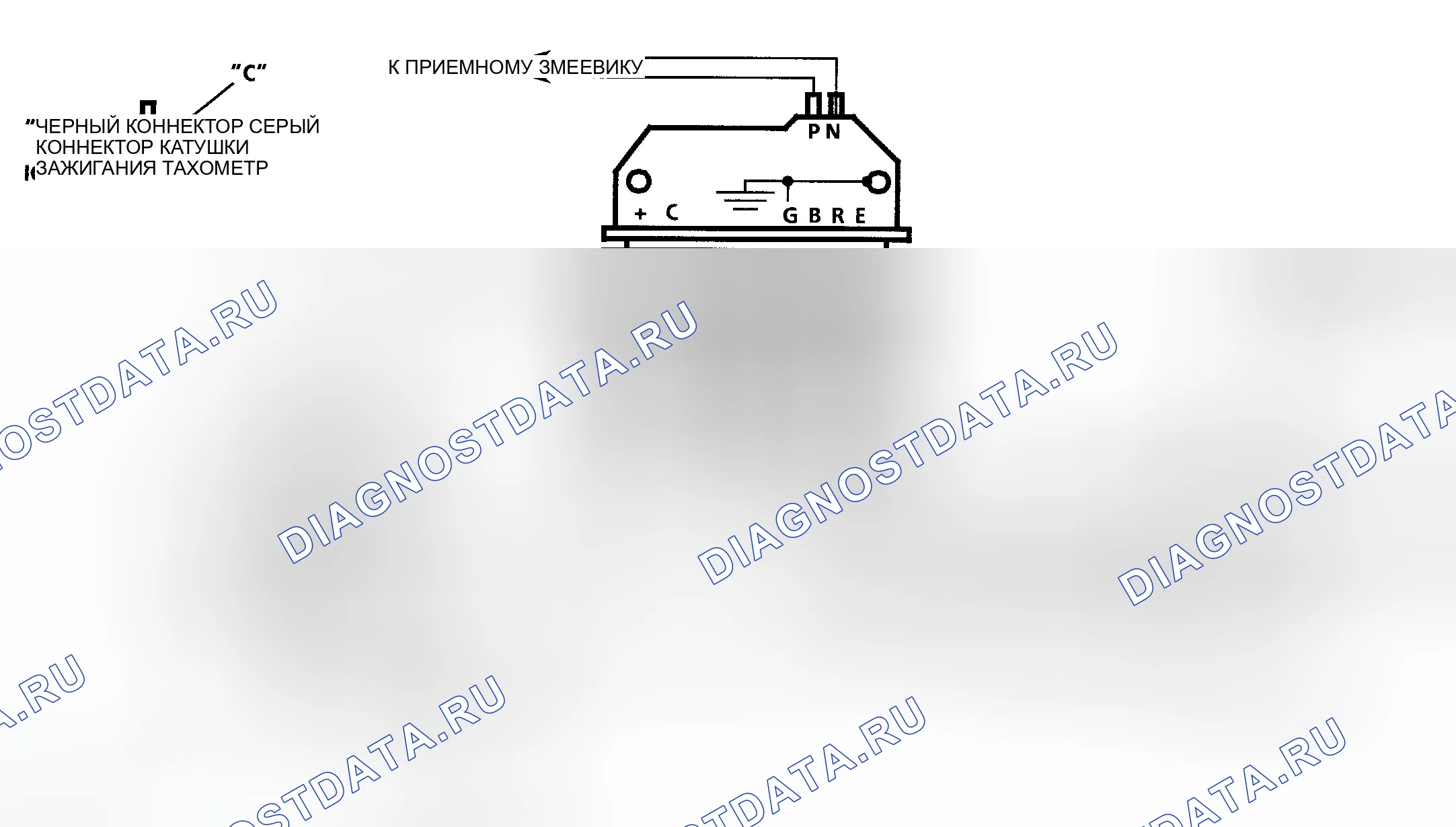 Рис. 216: Код 42 Схема (серия " G ") Управление зажиганием. GMC C3500 HD 
