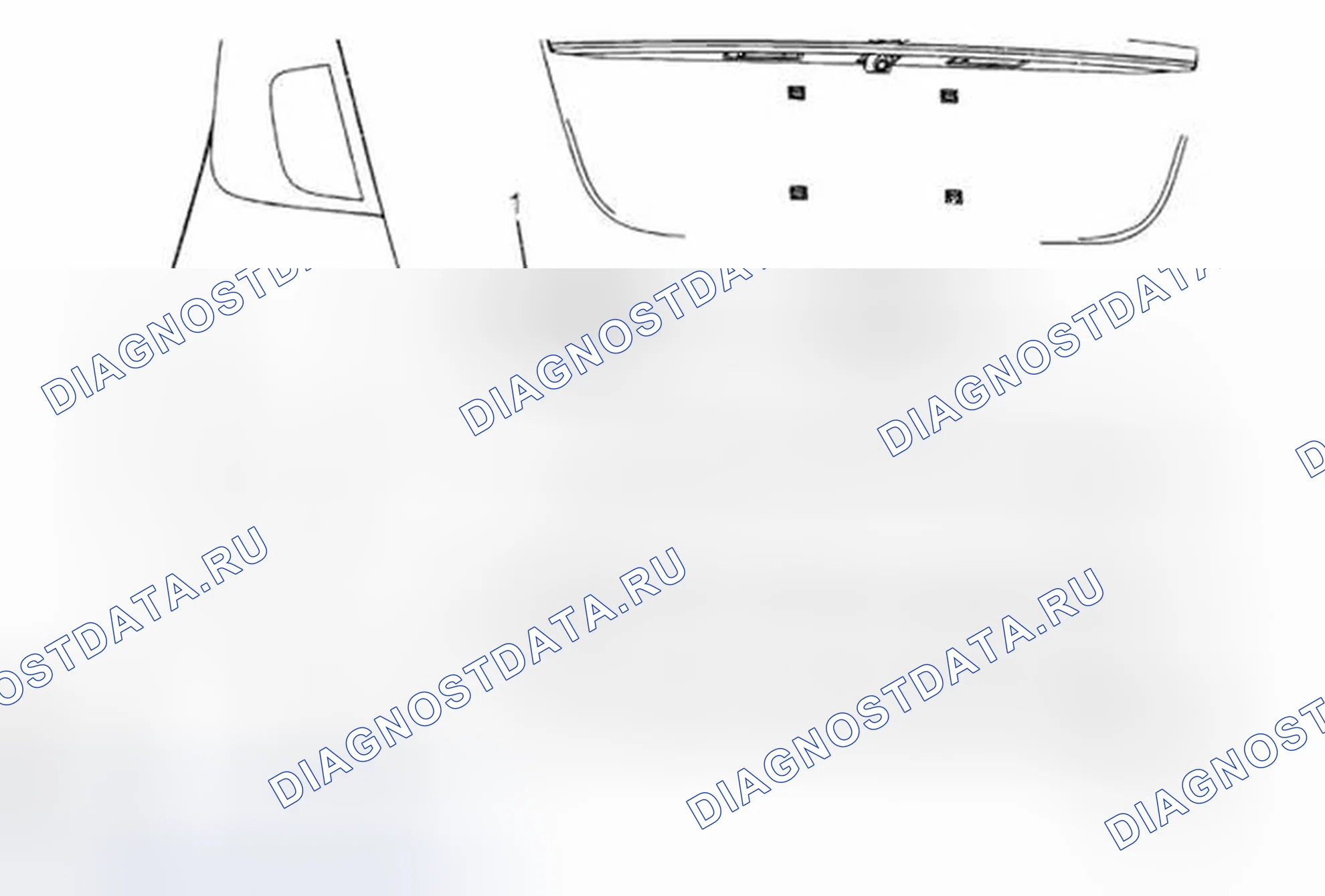 Рис. 23: Замена эмблемы/шильдика дверь багажника (Encore). Buick Encore I