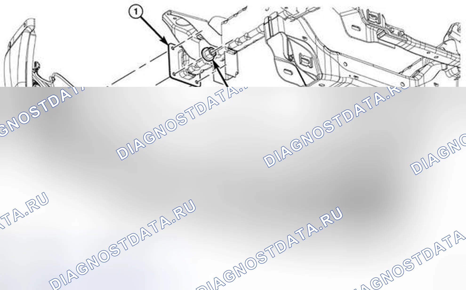Рис. 2: Неспортивный бампер. RAM Pickup 3500 