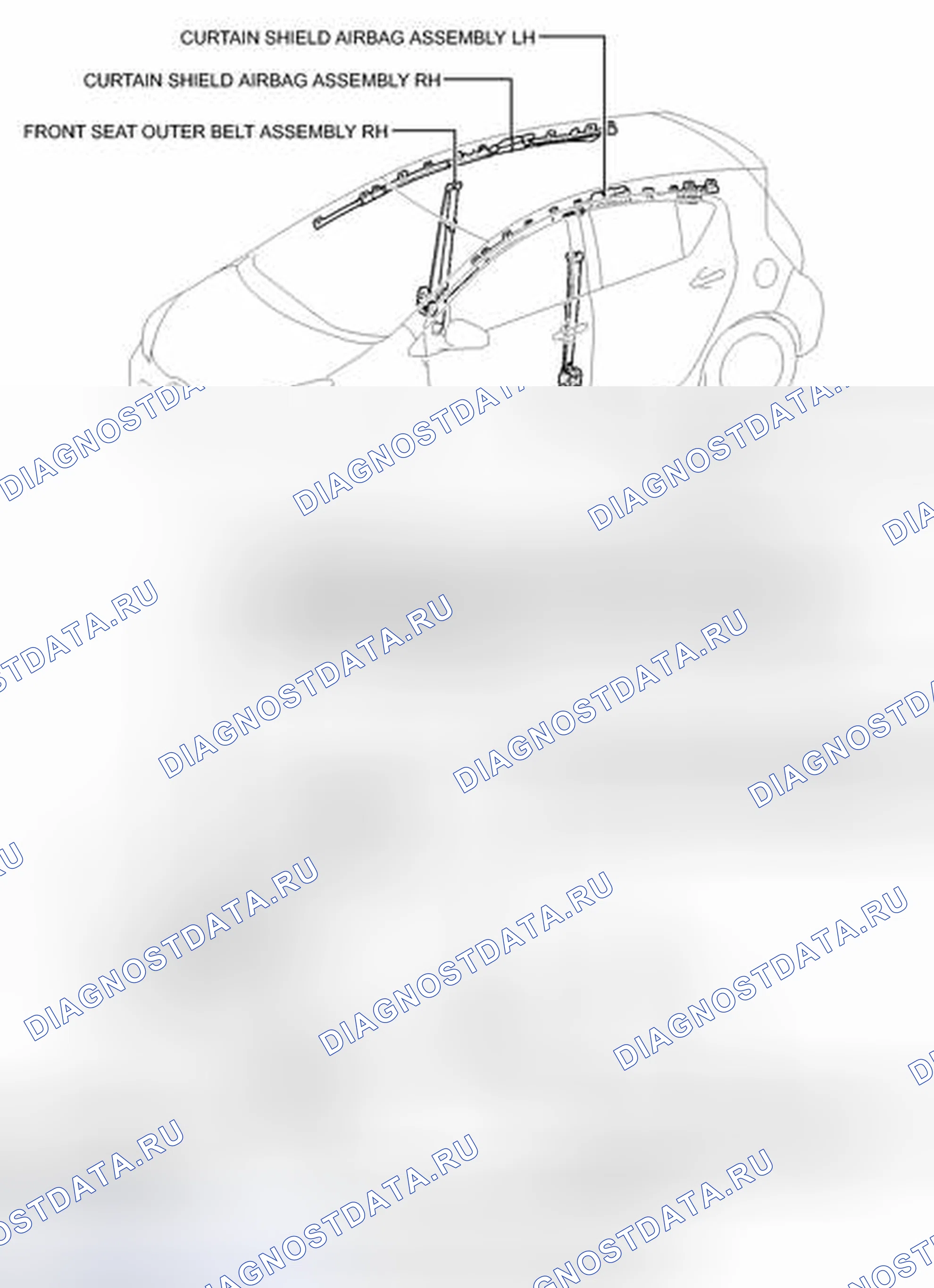 Рис. 165: ИЛЛЮСТРАЦИЯ. Toyota Prius C I