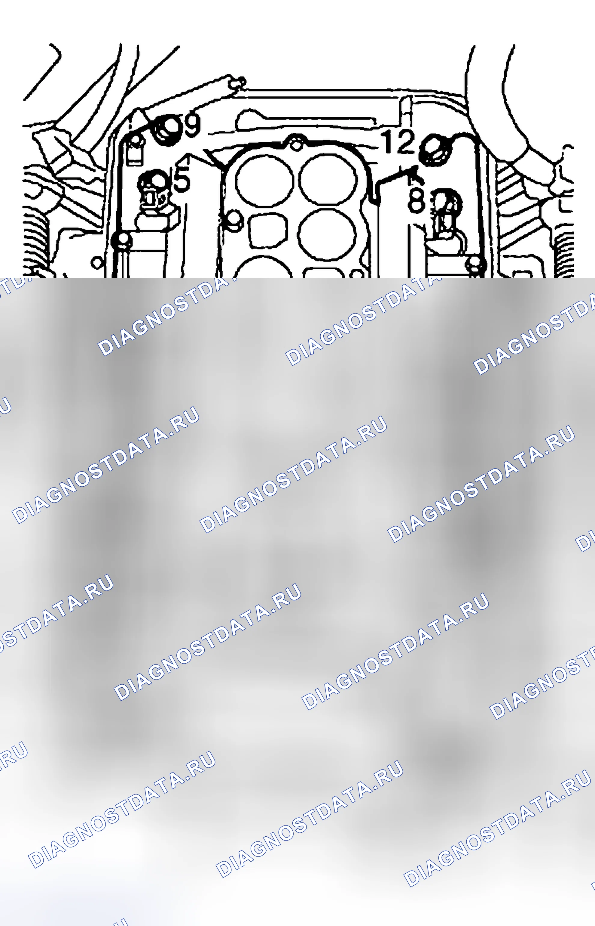 Рис. 89: Повторная сборка. Land Rover Discovery L318