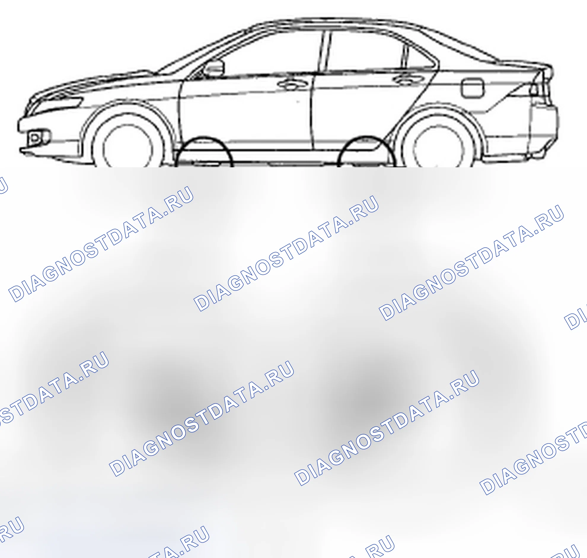 Рис. 30: Подъем транспортного средства. Acura TSX I