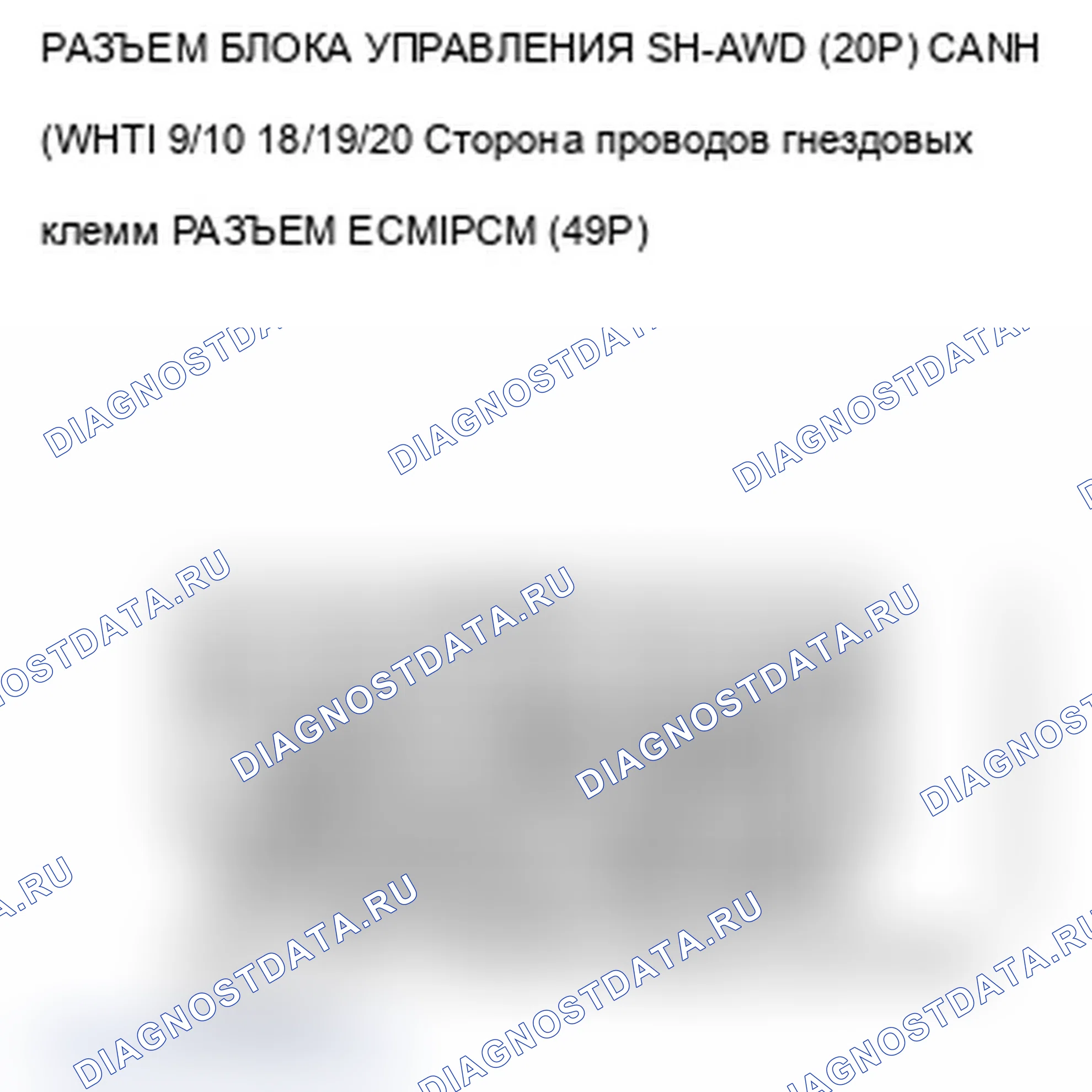 Рис. 306: U0114 расшифровка кода ошибки: неисправность F-CAN (блок управления блок управления двигателем/блок управления силовым агрегатом (PCM) (блок управления силовым агрегатом)-SH-AWD). Acura TL IV