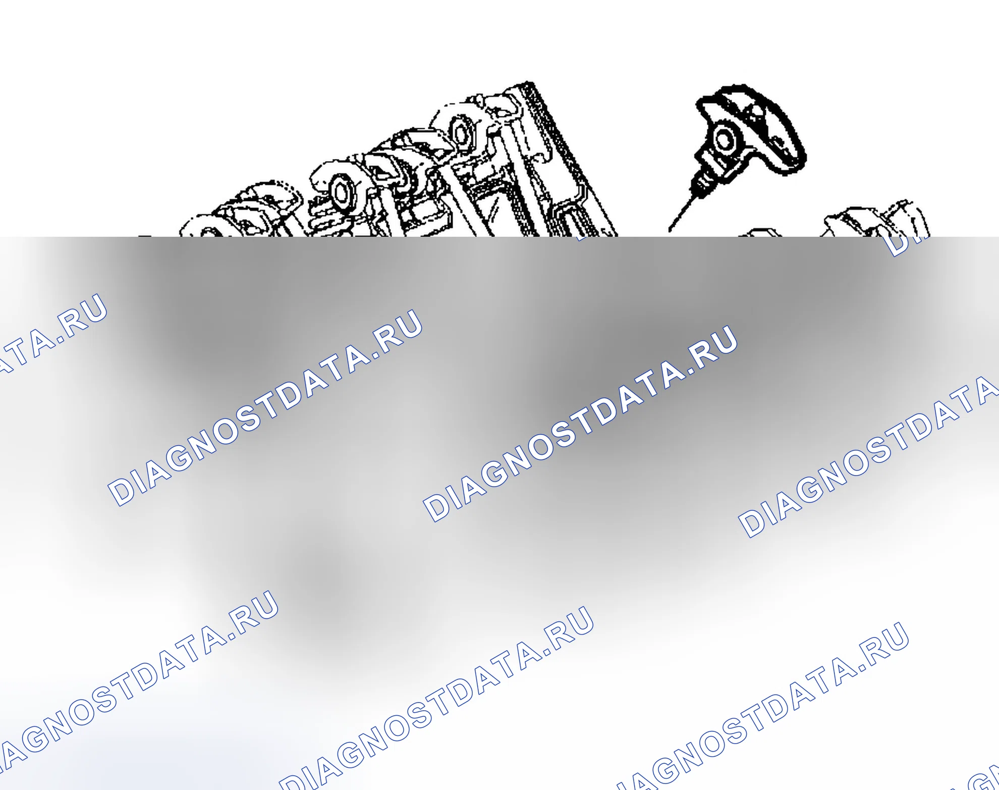 Рис. 253: Снятие коромысла клапана и толкателя. Buick Century VI