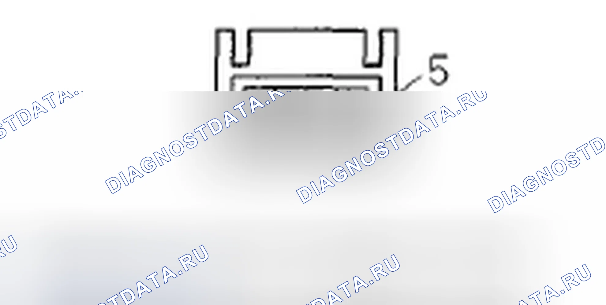 Рис. 36: РАЗЪЕМ БЛОКА АДАПТЕРА USB B (5p). Honda Insight ZE2