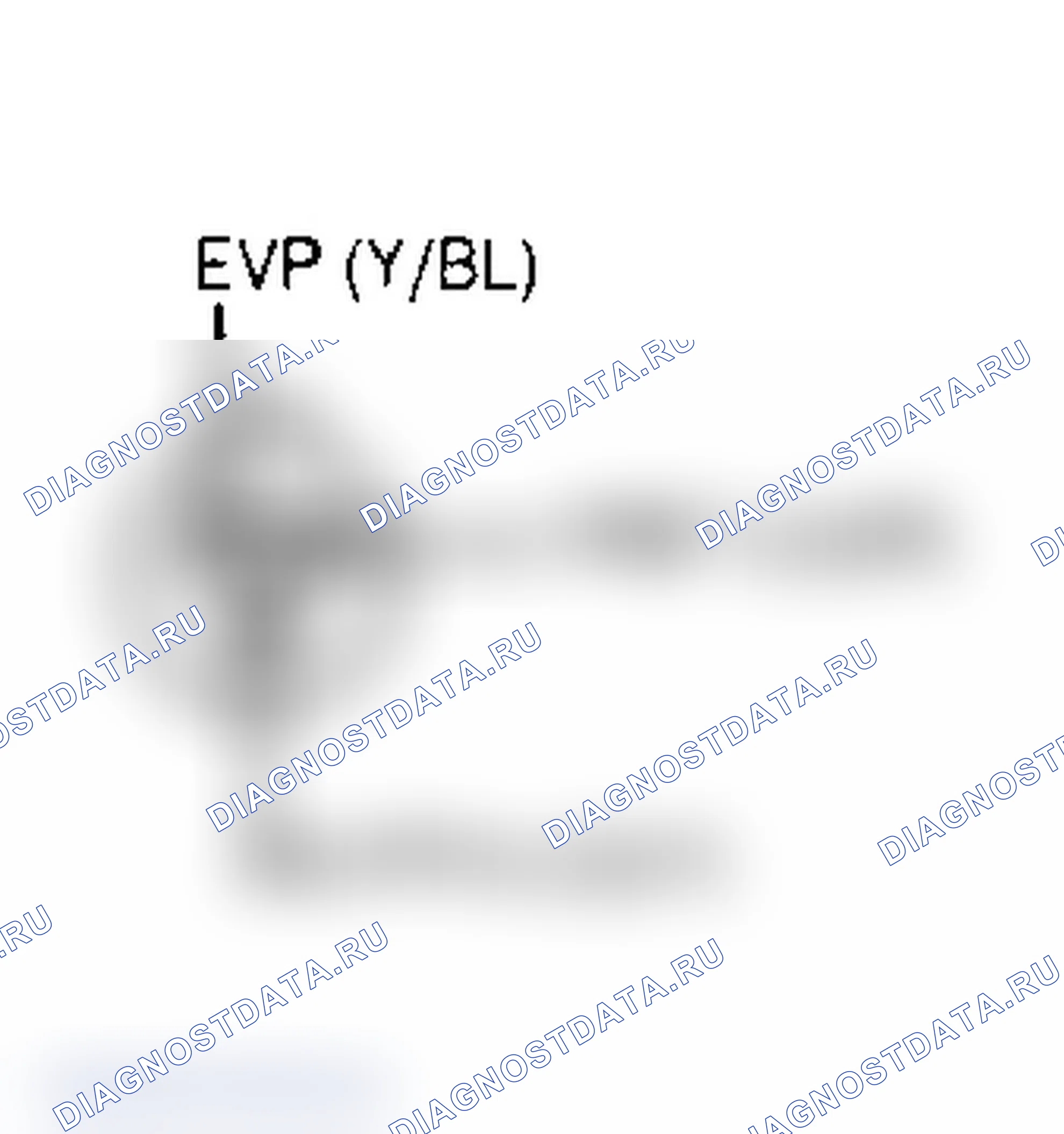 Рис. 102: ДАТЧИК ПОЛОЖЕНИЯ КЛАПАНА рециркуляция отработавших газов (EVP) (ДАТЧИК 2.2L CALIF. ТОЛЬКО). Mercury Topaz II